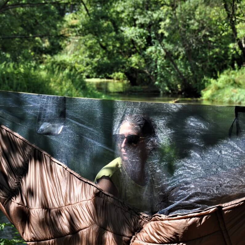 Hamak Flyhamak OutDoor II XL ciemnooliwkowy - obrazek 7