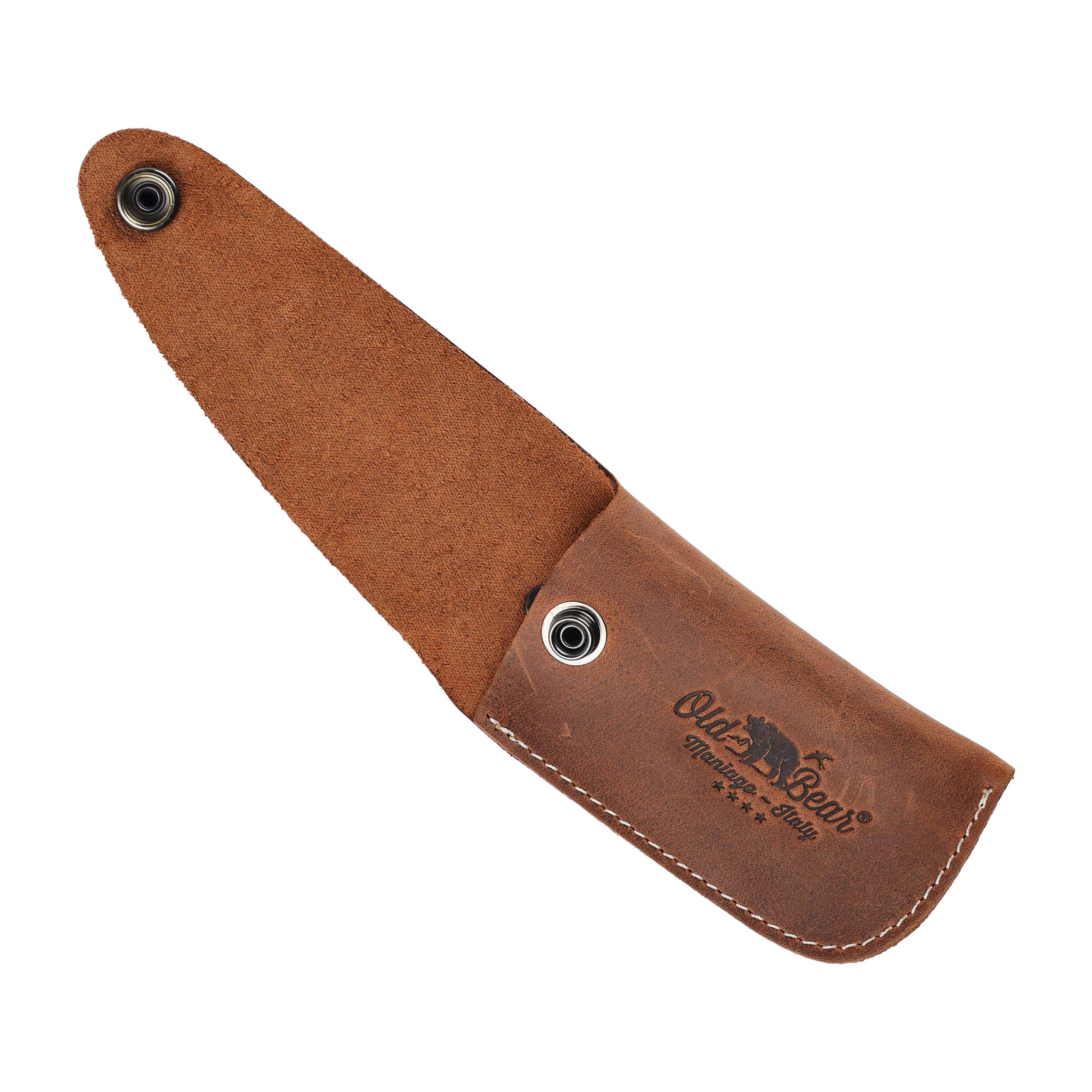 Etui na nóż składany Antonini Old Bear Leather Sheath 160 mm brązowy - obrazek 3