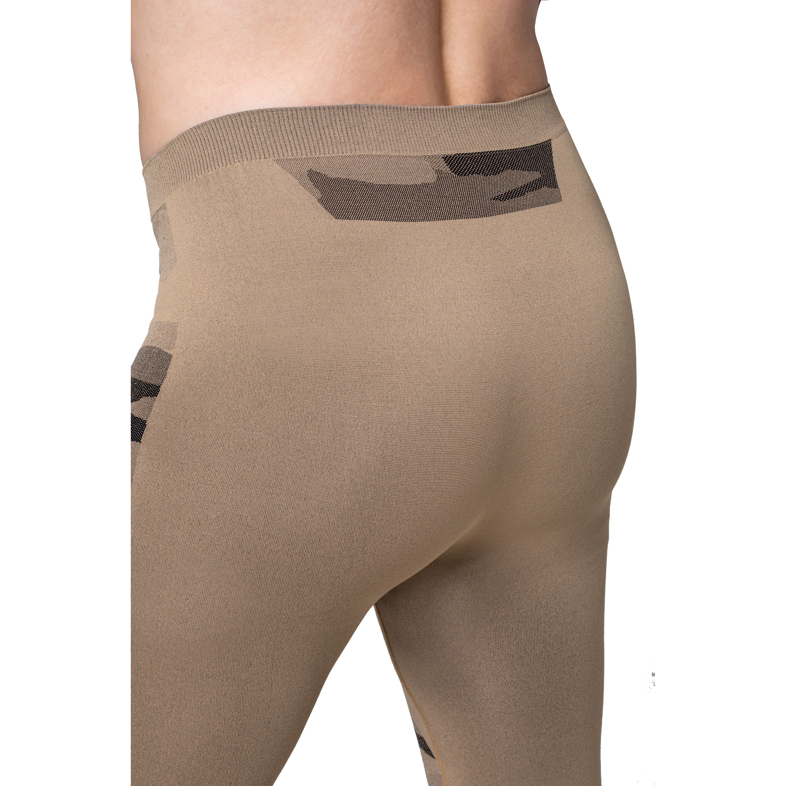 Legginsy męskie Spaio Military piaskowe 2XL - obrazek 3