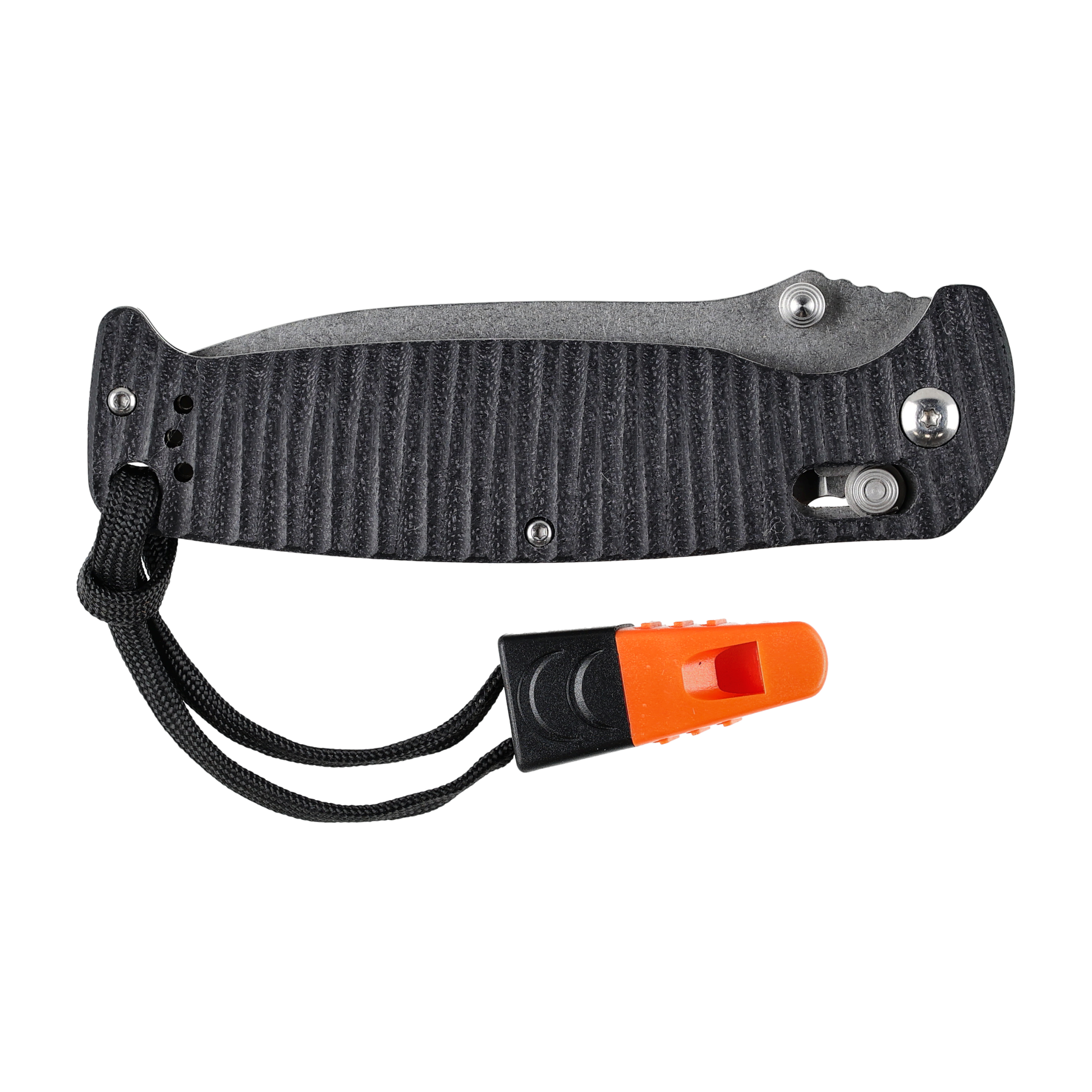 Nóż składany Ganzo G7412P-BK-WS z gwizdkiem - obrazek 4