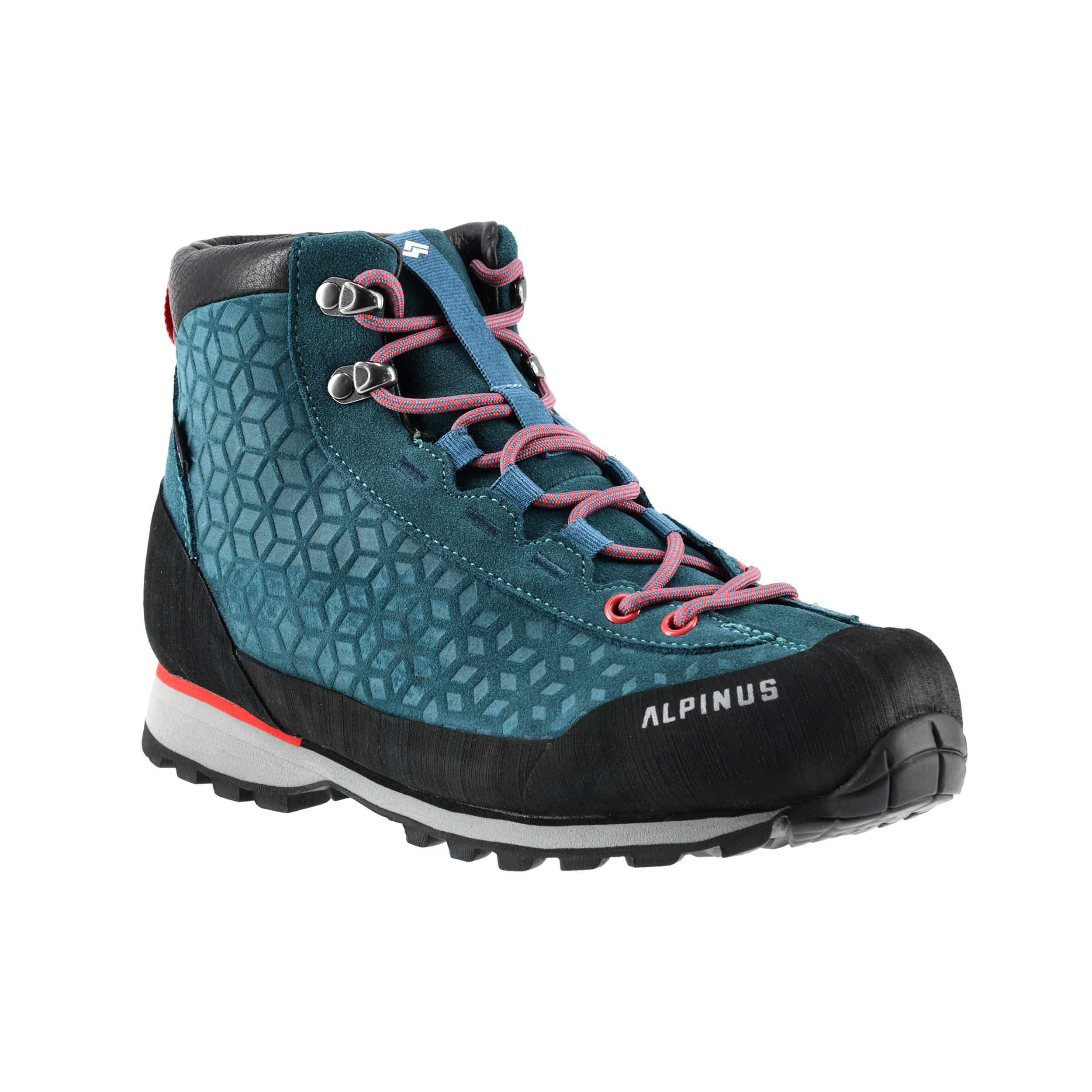 Buty damskie trekkingowe Alpinus Peneda Mid HDTX, niebiesko-fuksjowe, 40 - obrazek 2