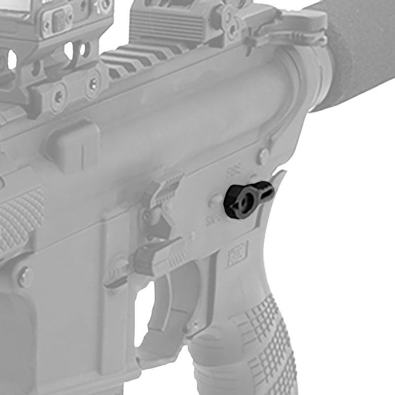 Obustronny selektor ognia Leapers UTG do AR15, czarny - obrazek 2