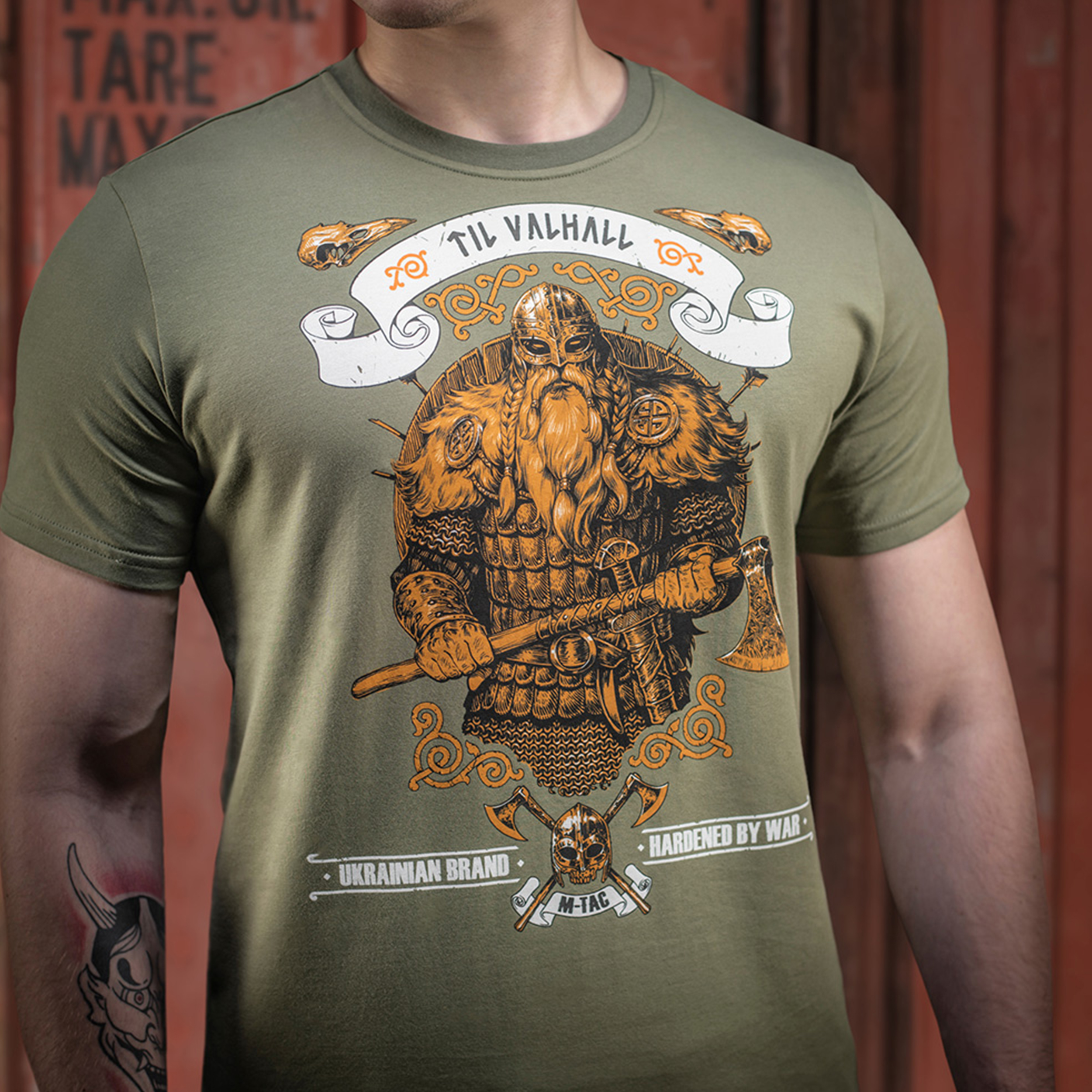 Koszulka męska M-Tac Viking oliwkowa 3XL - obrazek 6