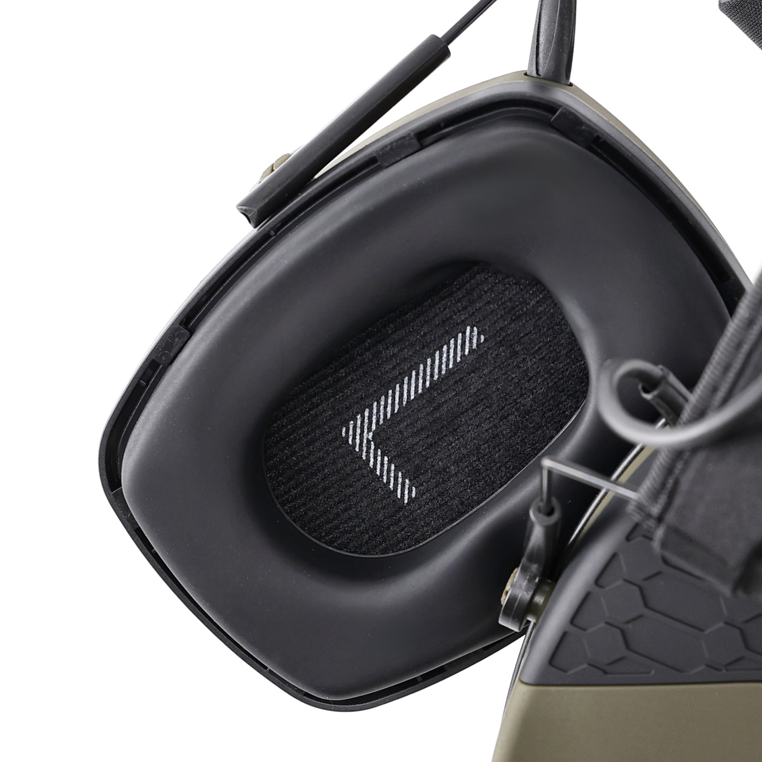 Ochronniki słuchu aktywne RealHunter Active ProSHOT BT oliwkowe - obrazek 5