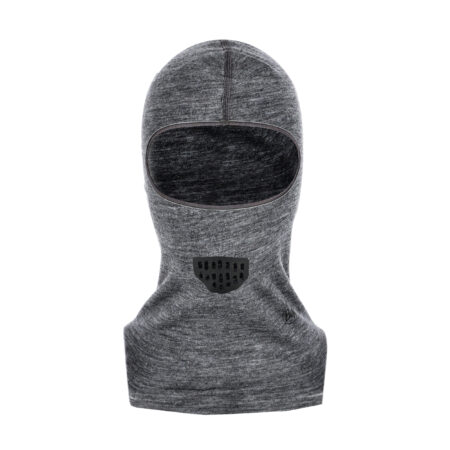 Kominiarka BUFF balaclava merino wool solid szara