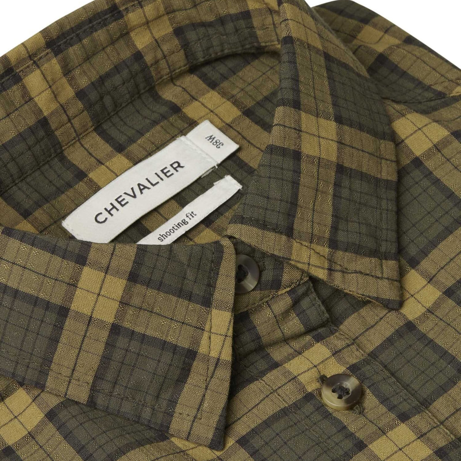 Koszula damska Chevalier Creek Shooting Fit Coolmax Moss Checked 42 - obrazek 3