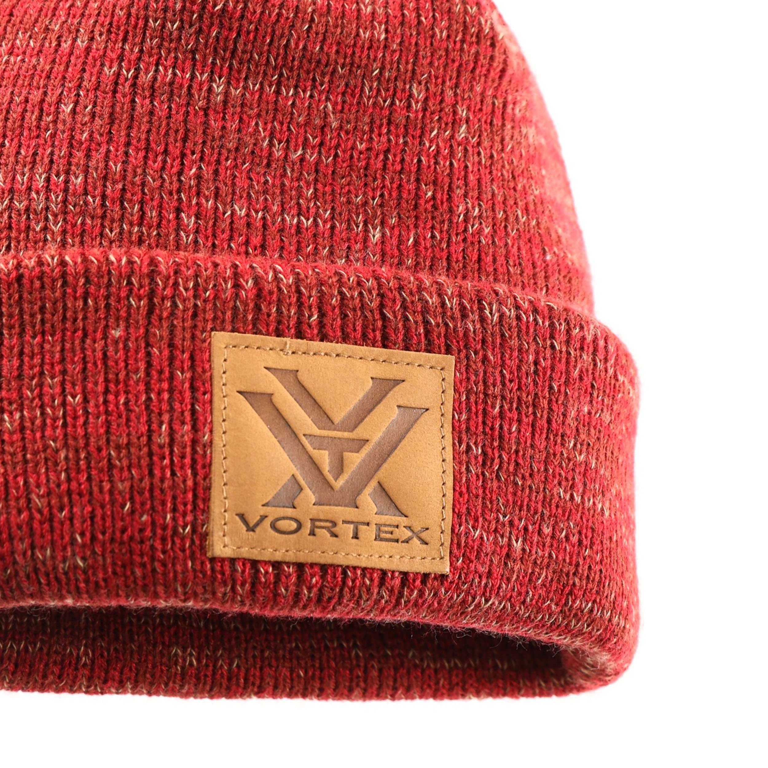 Czapka Unisex Vortex Northern Pass Beanie czerwona - obrazek 3