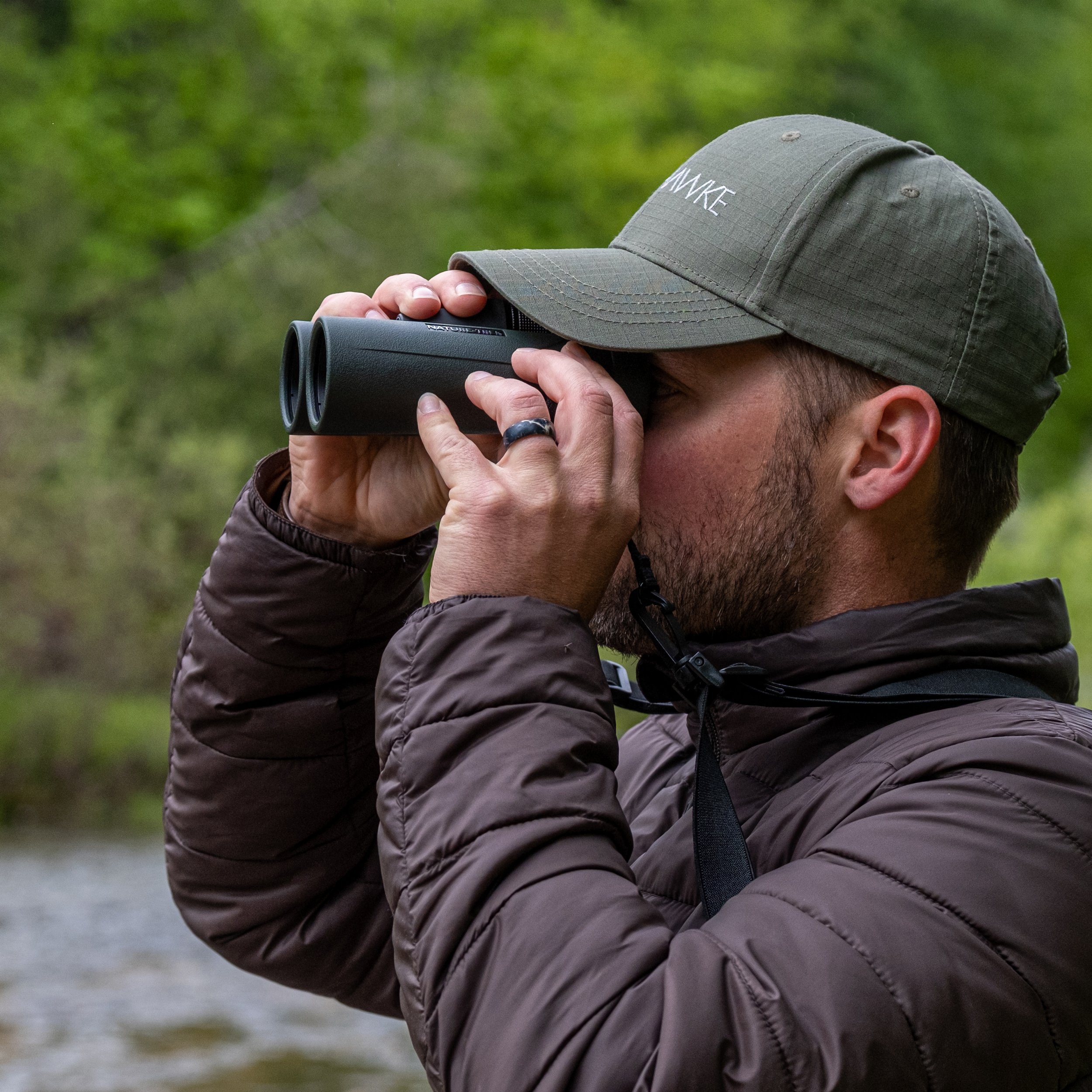 Lornetka Hawke Nature Trek 10x32 zielona - obrazek 7