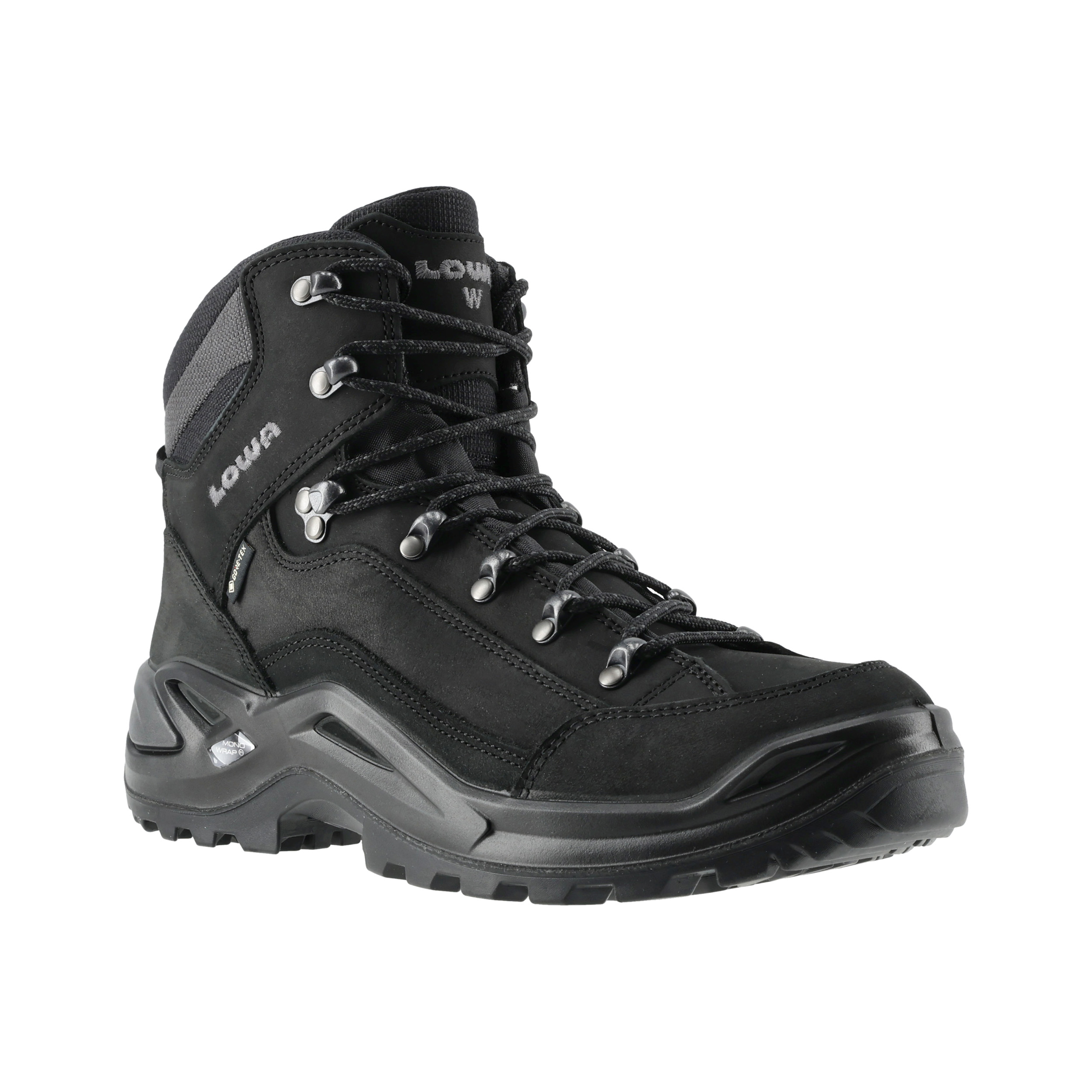 Buty męskie LOWA Renegade GTX mid Wid, czarne 41 - obrazek 2