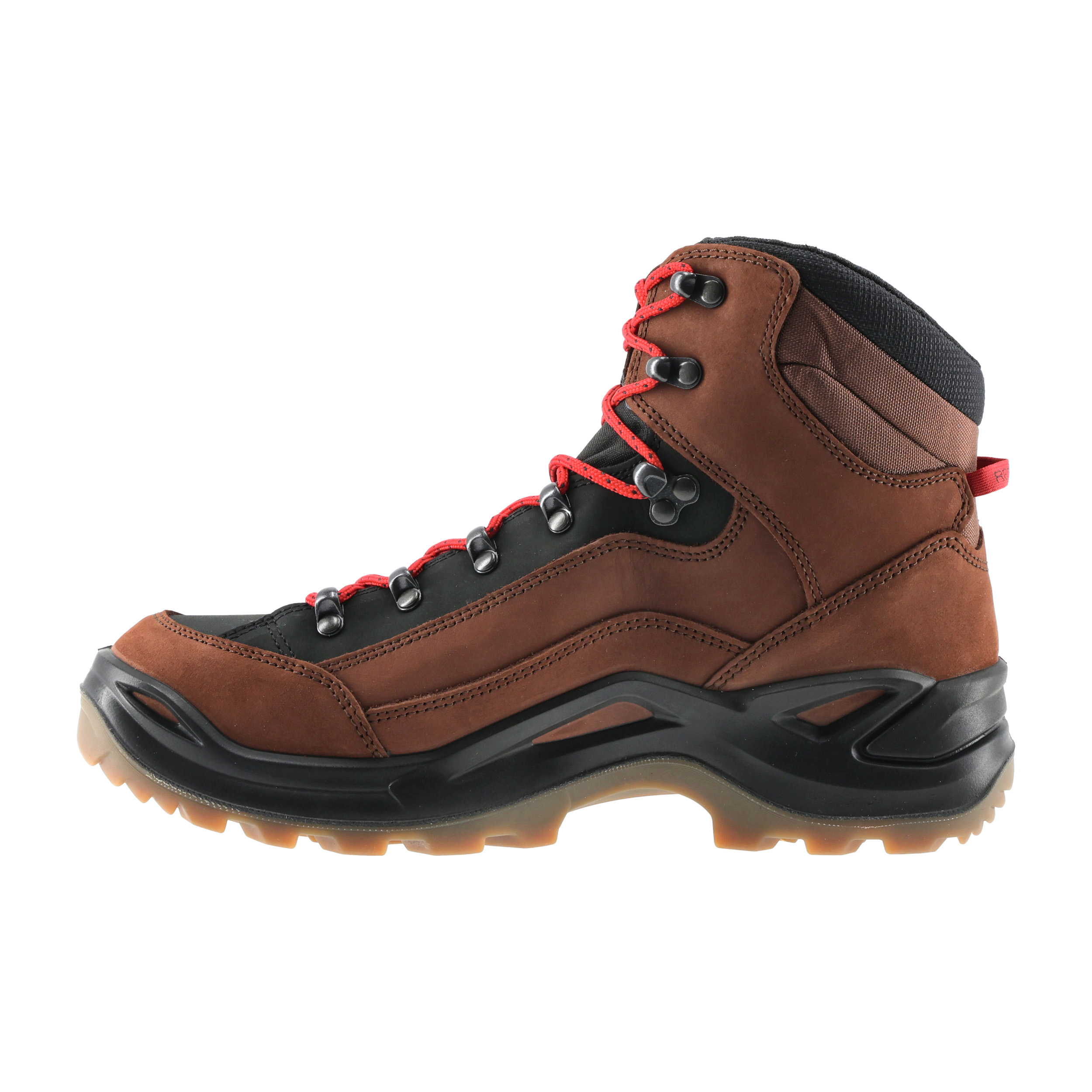 Buty męskie LOWA Renegade GTX mid, mahoń/czerwony 44 - obrazek 3
