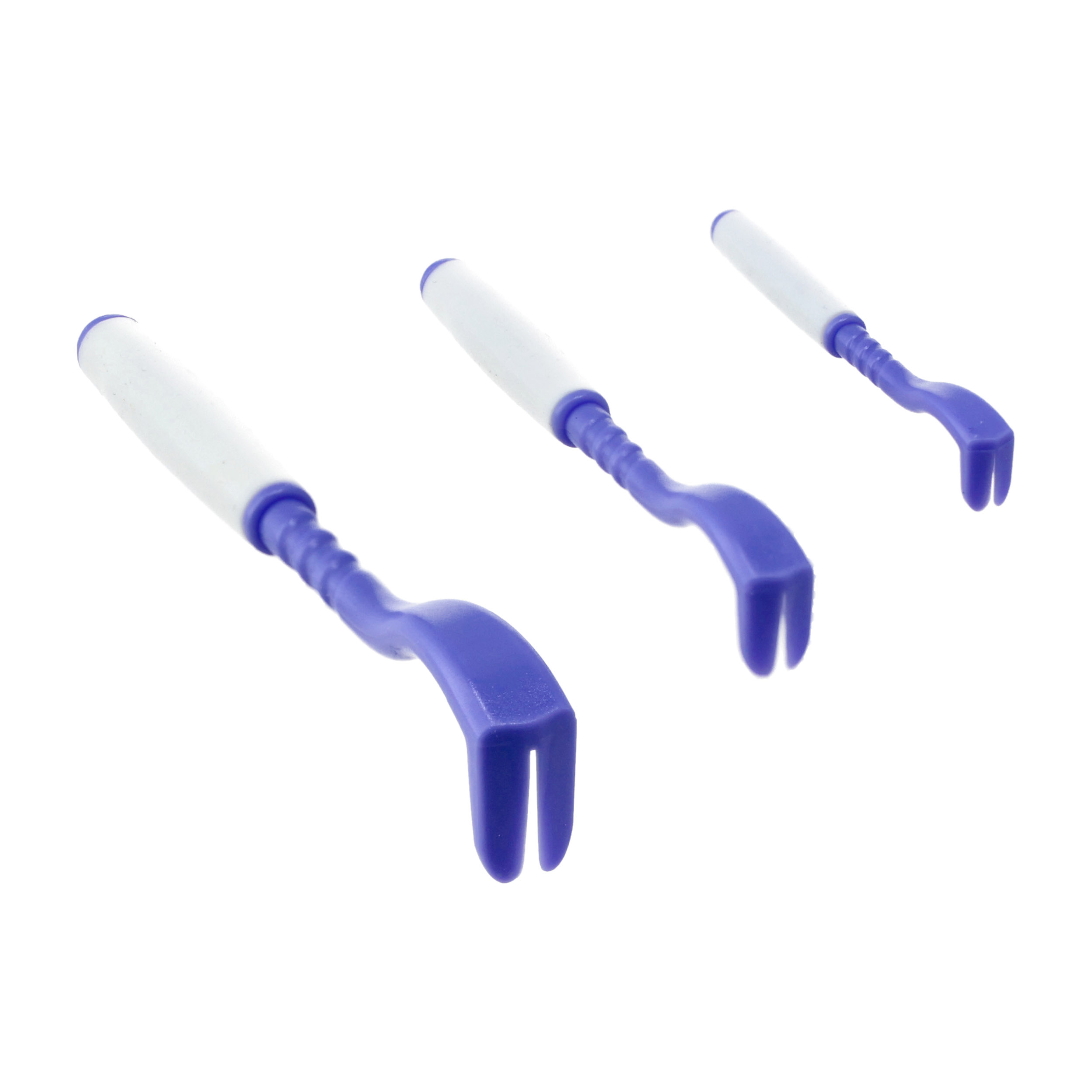 Kleszczołapki przyrząd do usuwania kleszczy Tick Twister® Clipbox Trio z brelokiem, fioletowe 3 szt. - obrazek 2