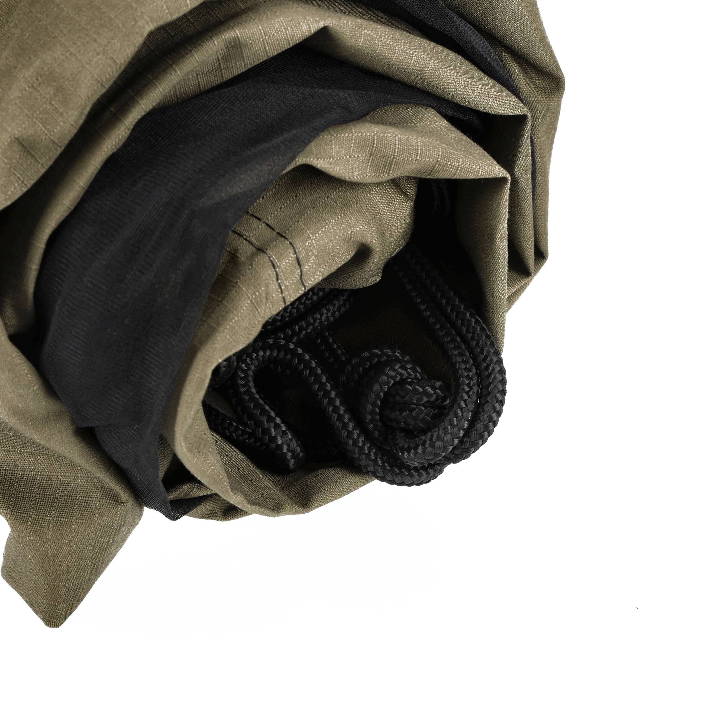 Hamak TigerWood kempingowy Bizon Long 3,5m z moskitierą oliwkowy - obrazek 4