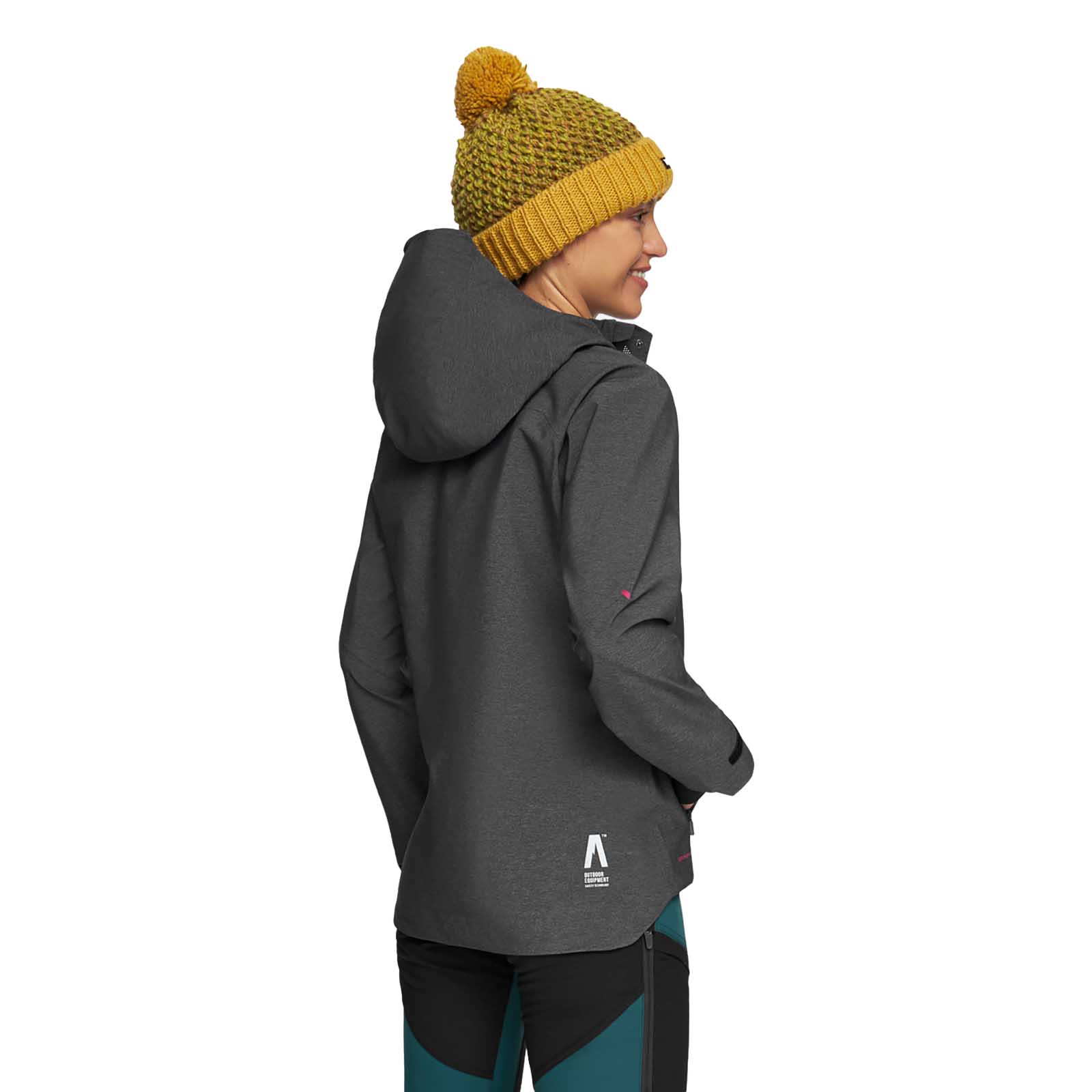 Kurtka damska Alpinus 3 warstwowa Gingera czarna M - obrazek 2