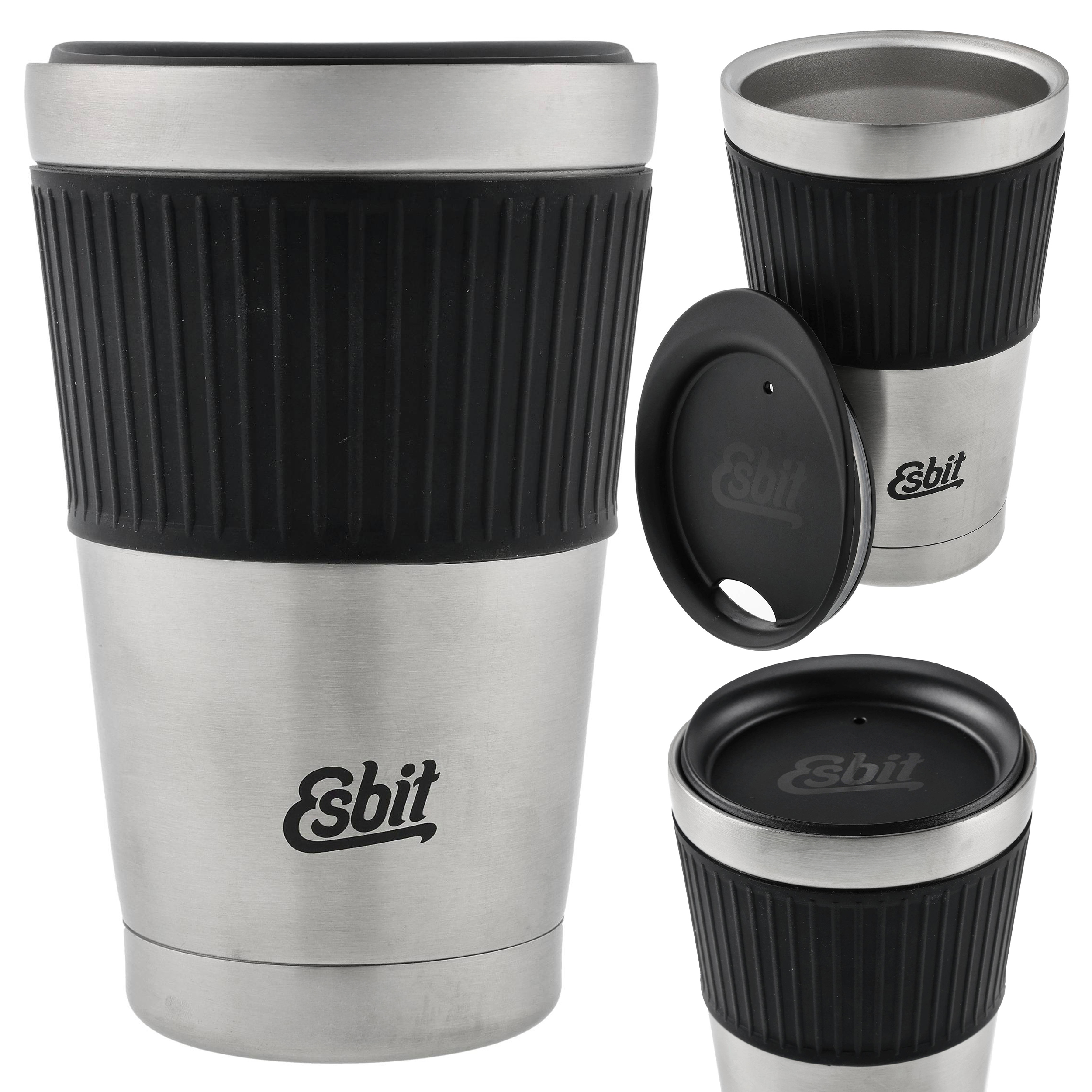 Kubek Esbit Sculptor Thermo Mug 550 ml srebrny - obrazek 5