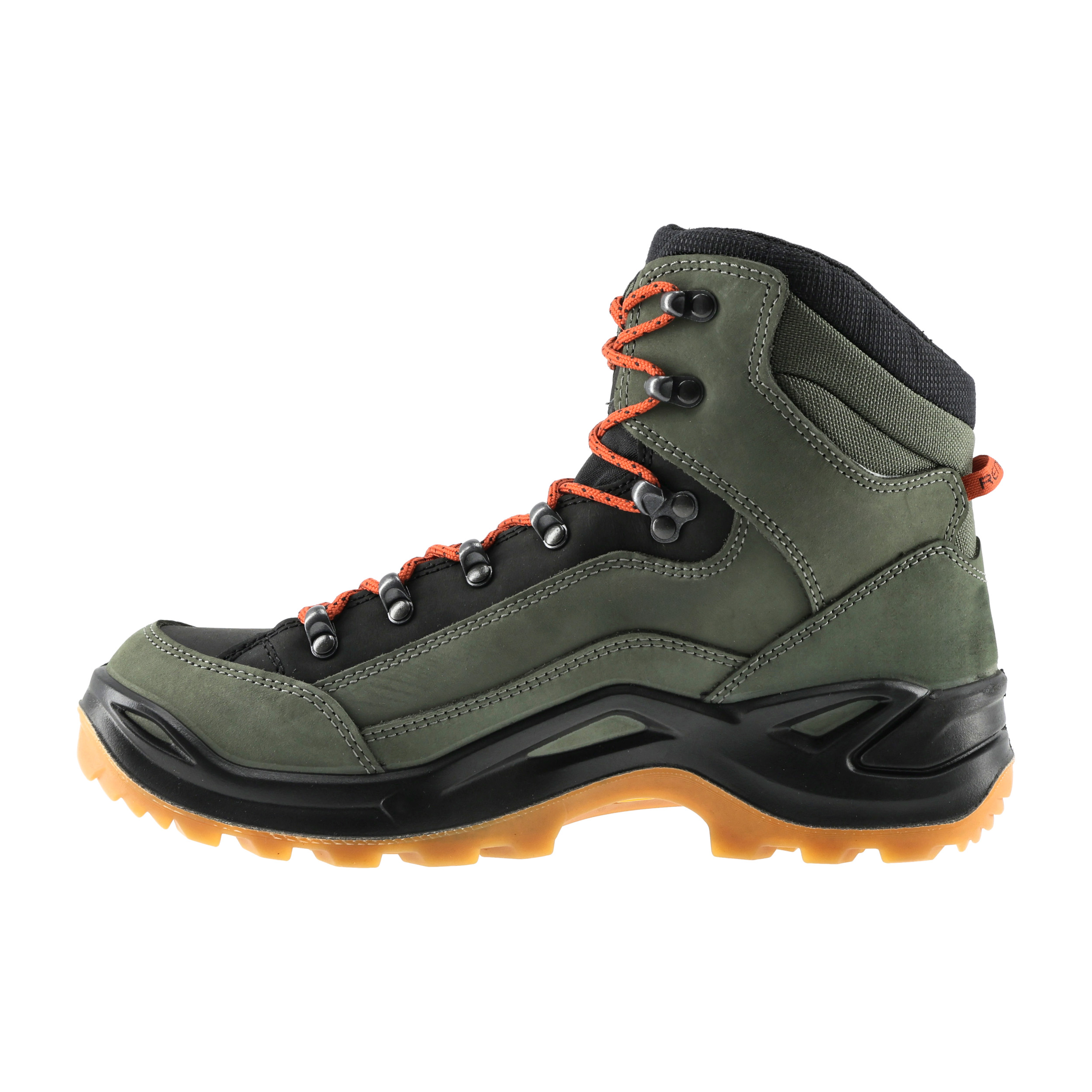 Buty męskie LOWA Renegade GTX mid, zielono/pomarańczowe 43,5 - obrazek 3