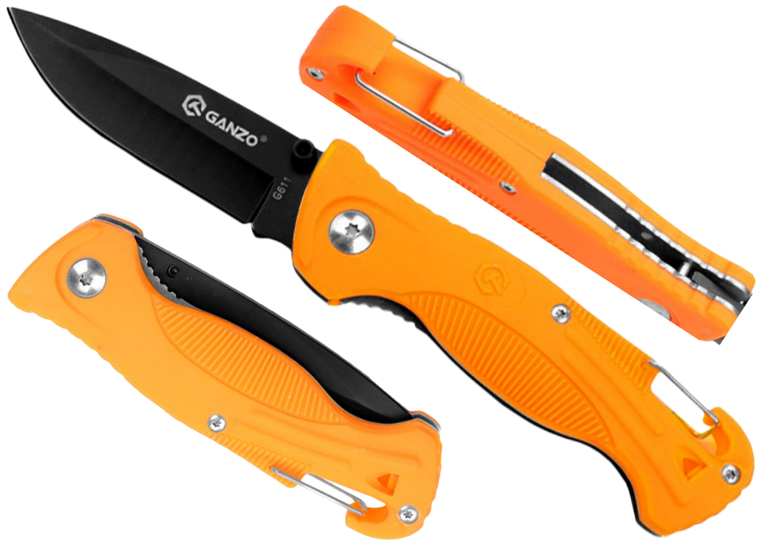Nóż składany Ganzo G611-OR - obrazek 2