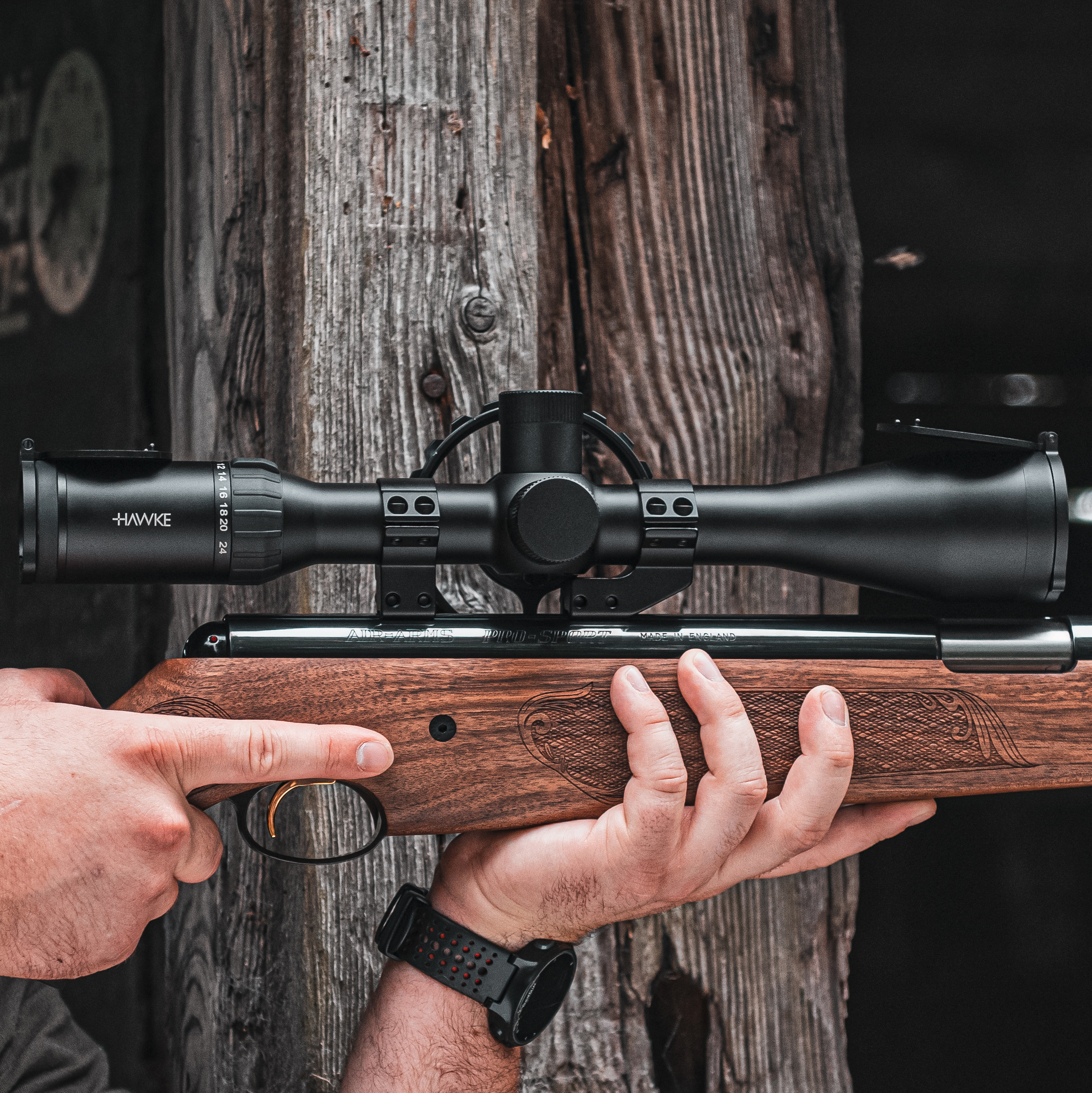 Luneta celownicza Hawke Airmax 30 4-16x50 SF AMX IR Target Turrets - obrazek 6