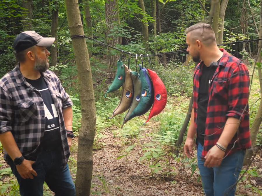 Hamak Ticket To The Moon dwuosobowy zielono-brązowy - obrazek 6