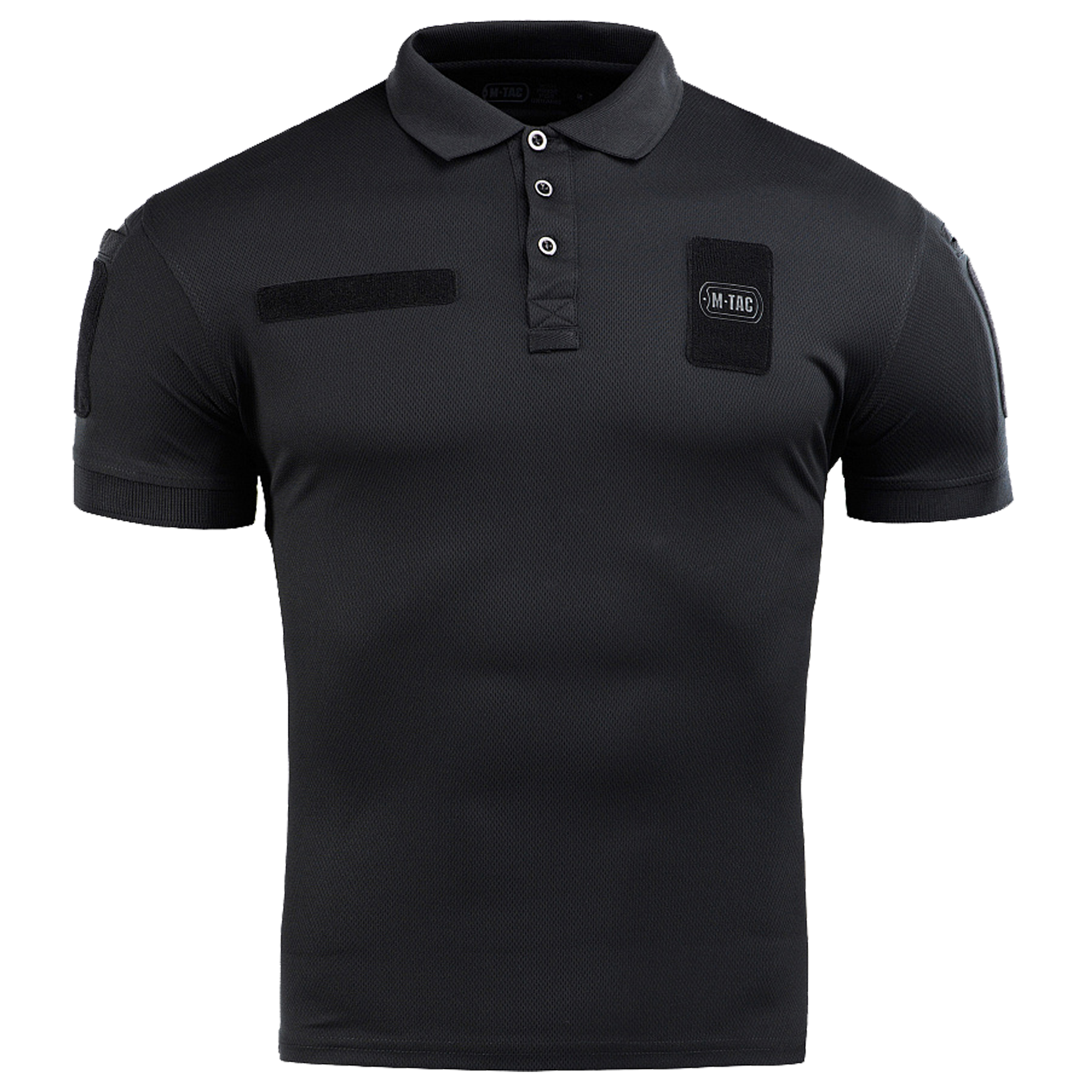 Koszulka polo męska T M-Tac Elite Tactical Coolmax czarna 2XL - obrazek 2