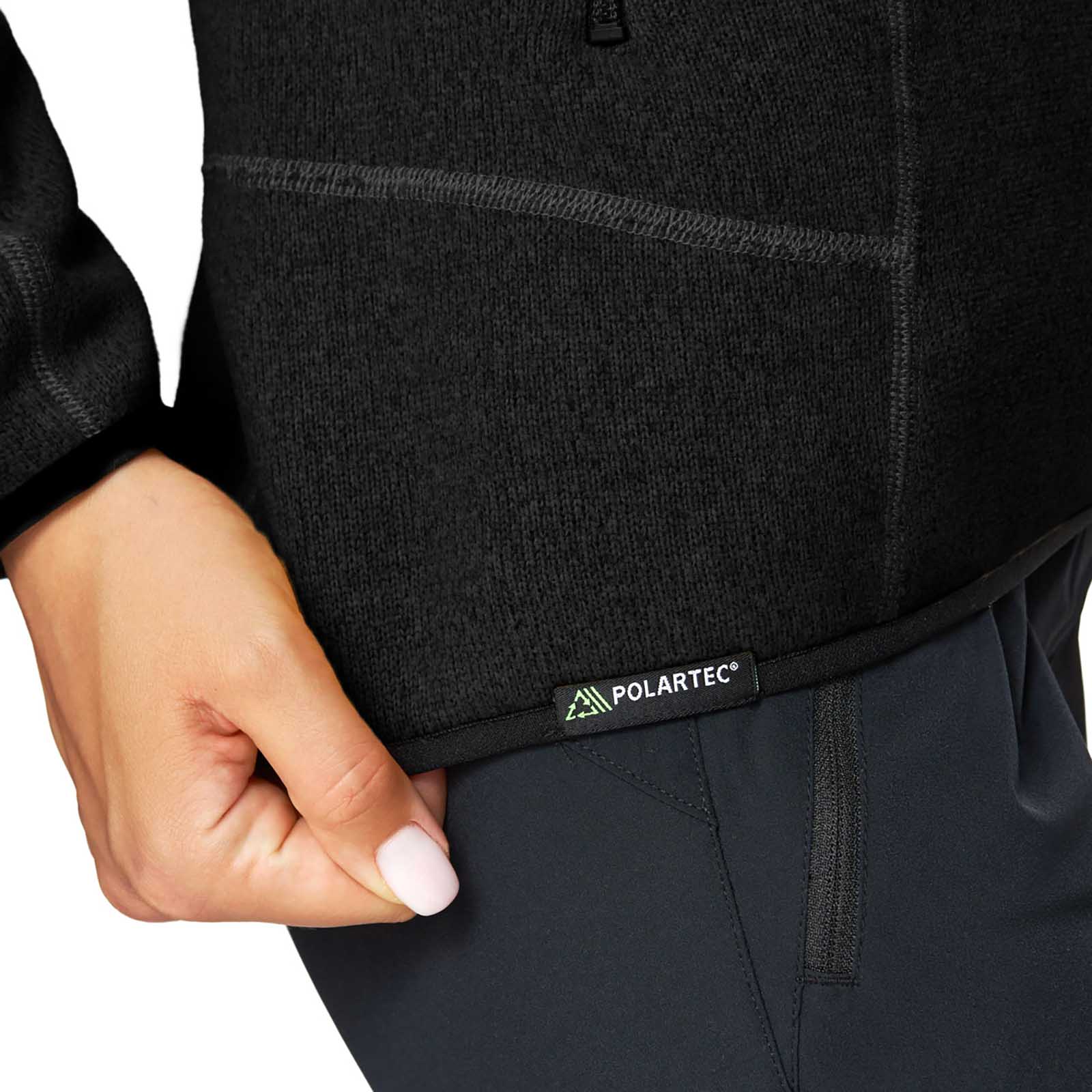 Bluza damska Alpinus polarowa Elvenes czarna XL - obrazek 5