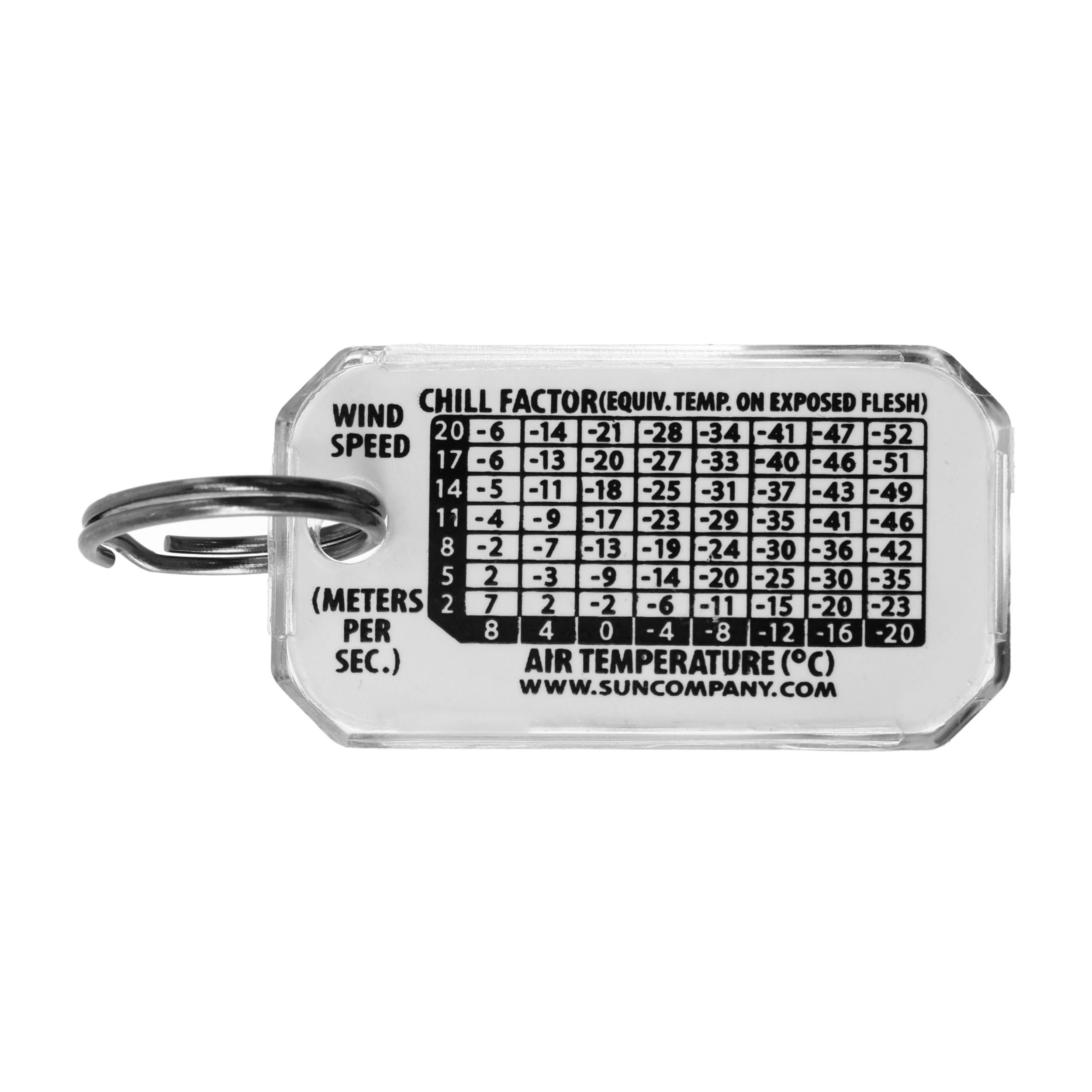 Brelok z termometrem i kompasem Sun Co. Therm-O-Compass Neon zielony - obrazek 3