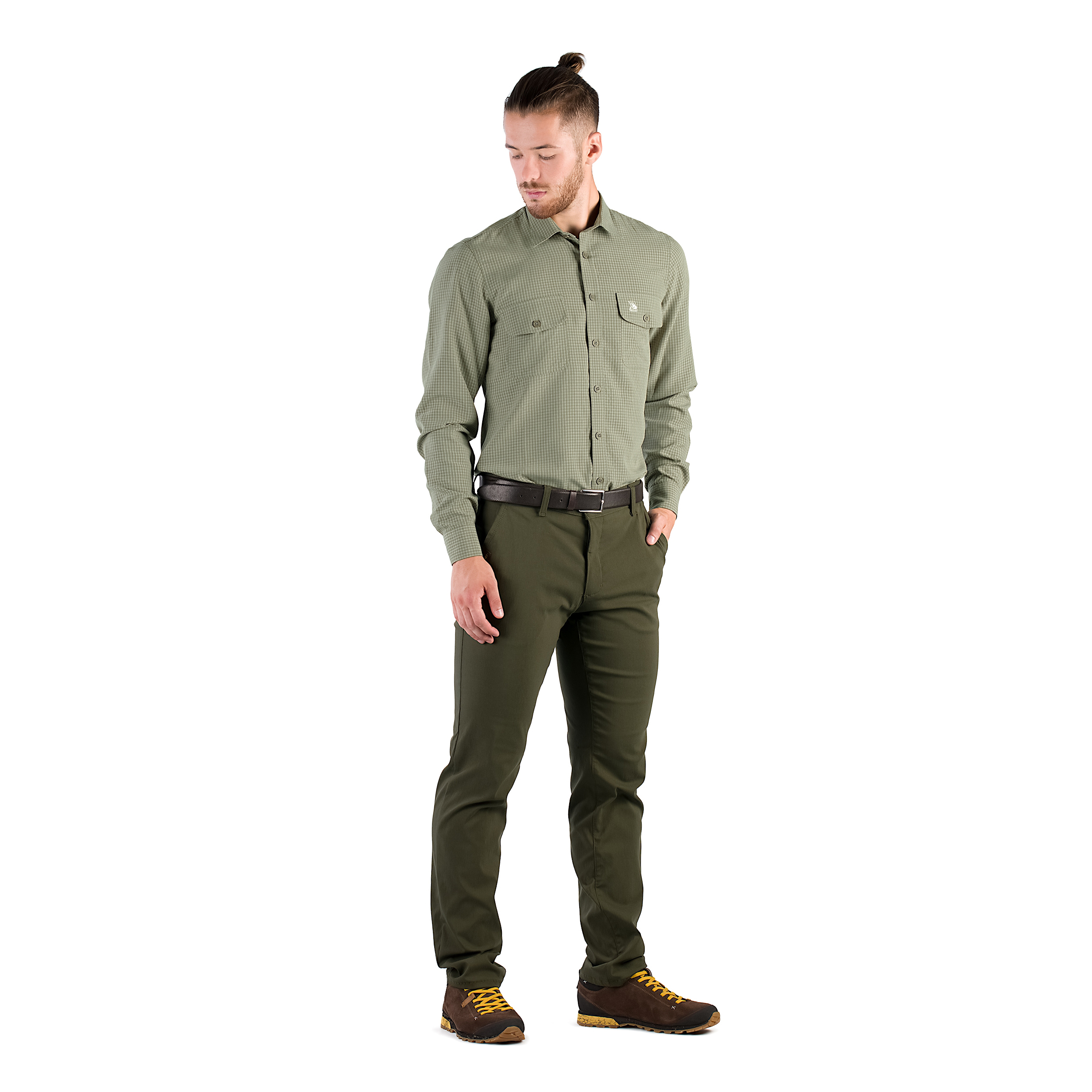 Koszula męska Tagart Sahara slim zielona L