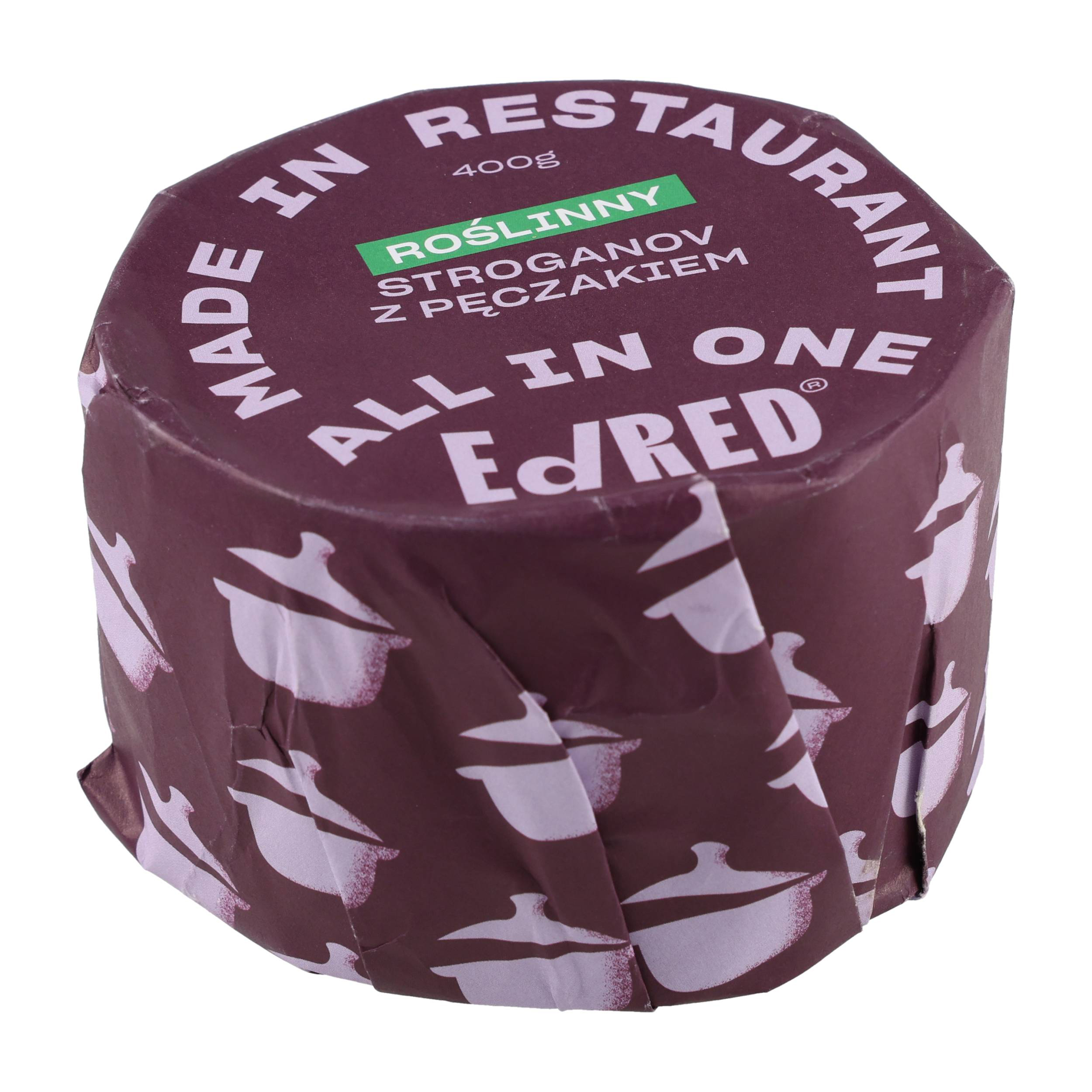 Konserwa Ed Red All in One Roślinny Stroganov z kaszą pęczak 400 g - obrazek 2