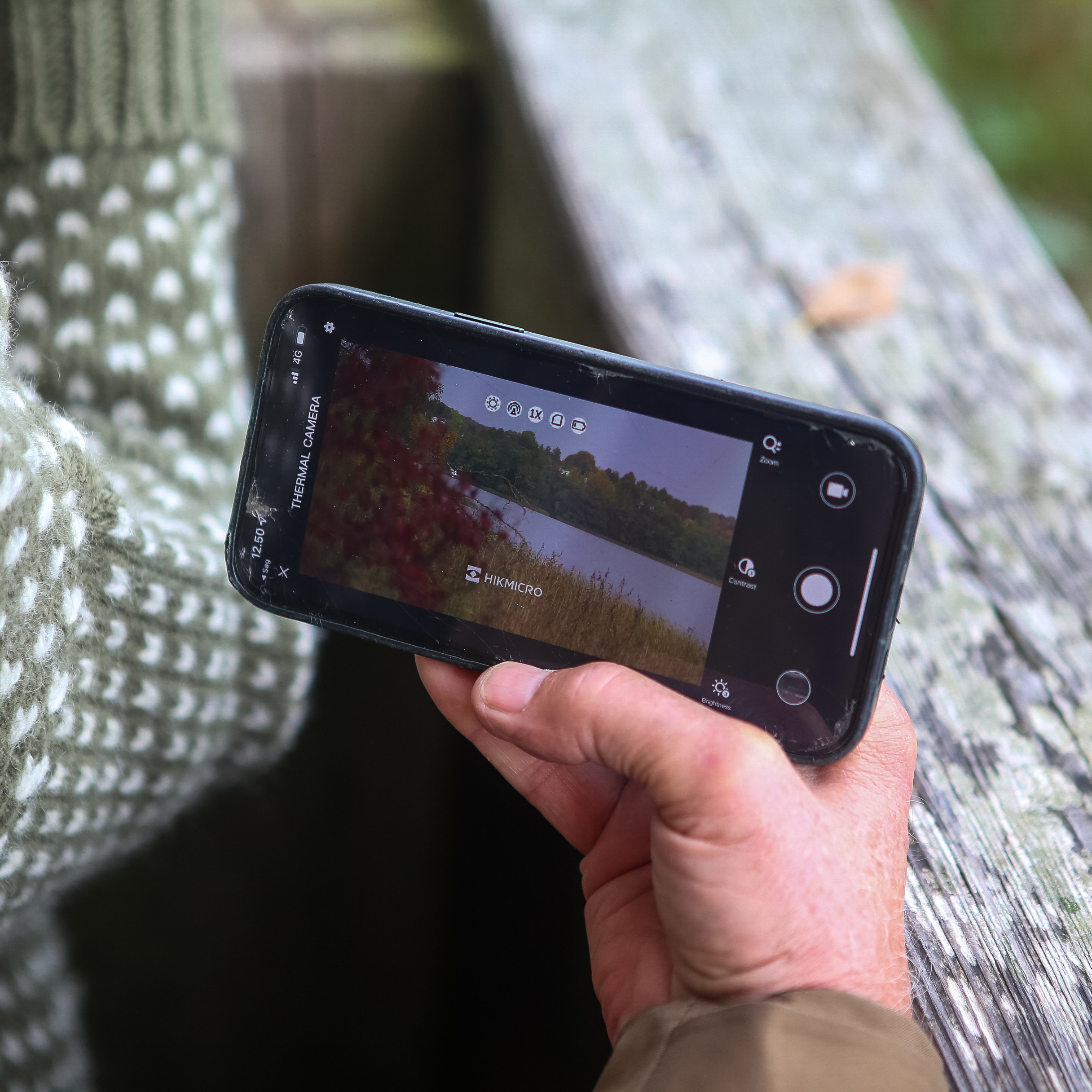 Monokular obserwacyjny noktowizor HIKMICRO Heimdal H4D biały - obrazek 2