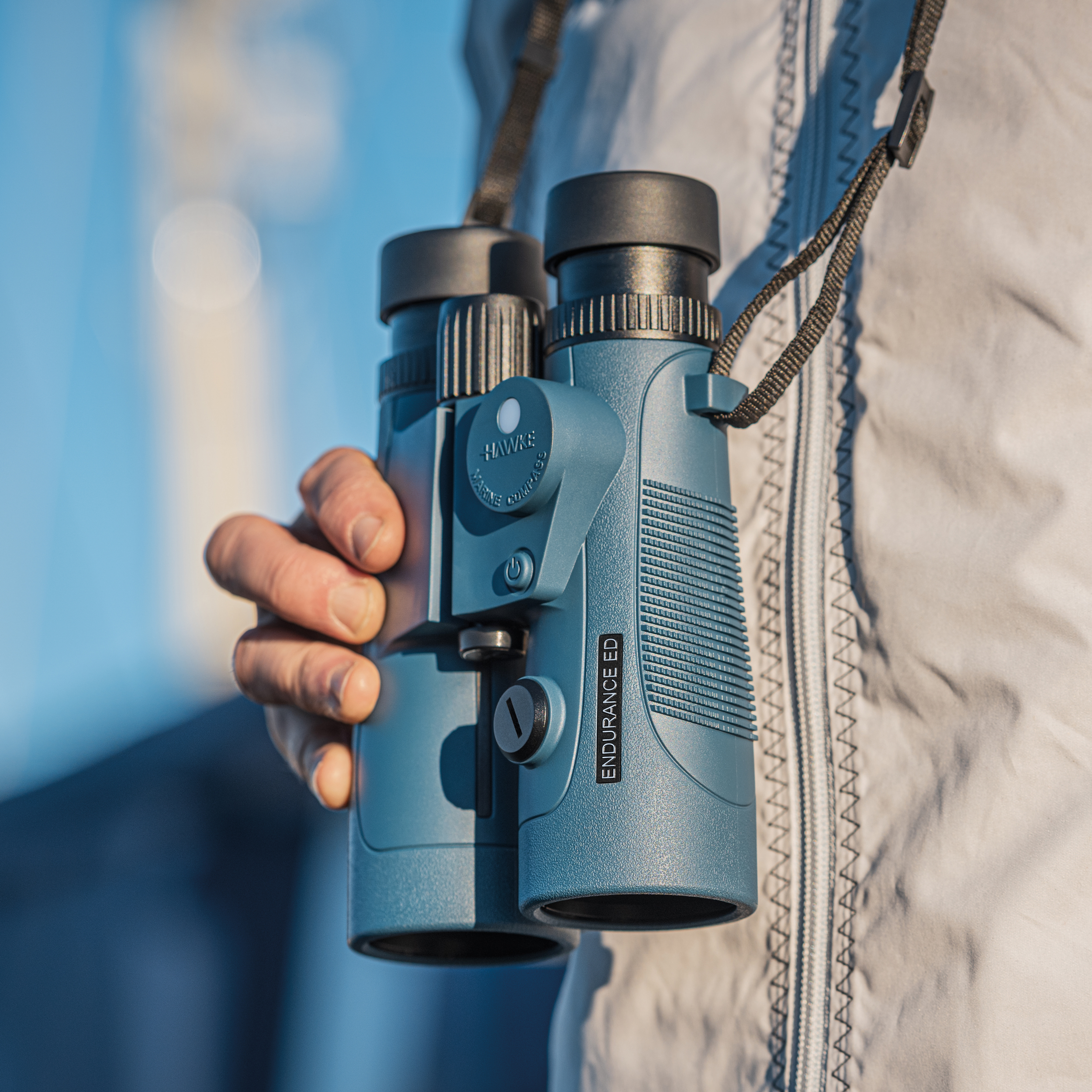 Lornetka z kompasem Hawke Endurance ED Marine 7x50 niebieska - obrazek 5