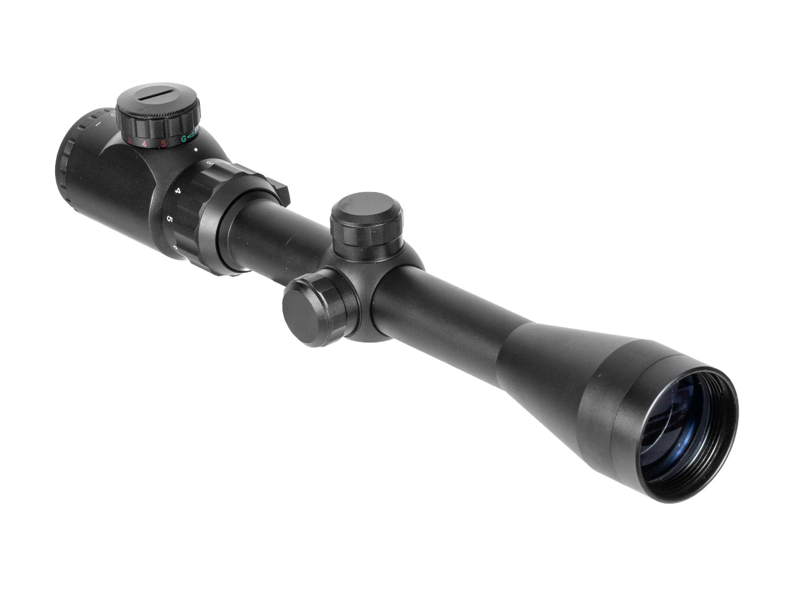 Luneta celownicza Vogler 3-9x40 EG MilDot, z podświetleniem, z montażem - obrazek 3