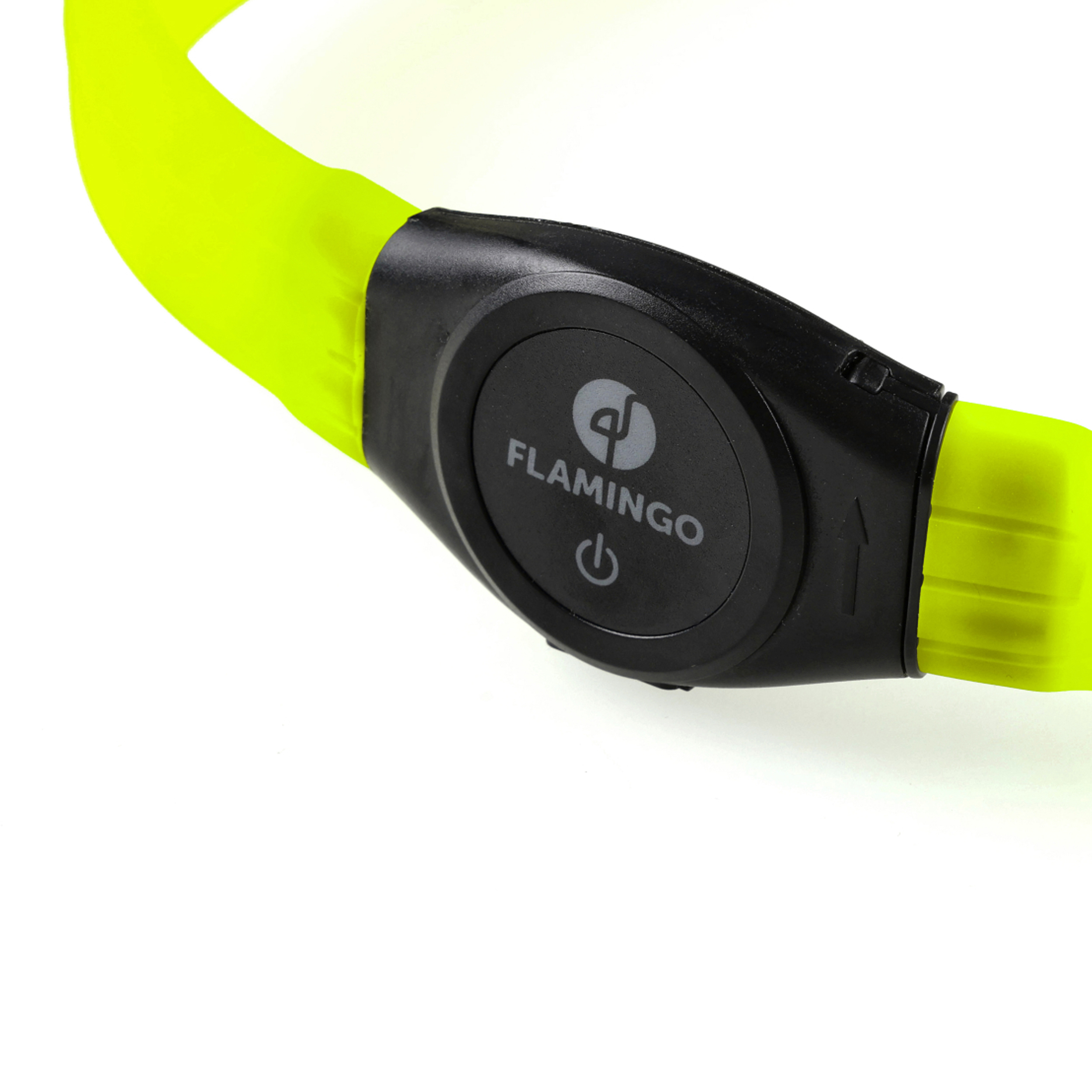 Obroża led dla psa Flamingo Jumbo żółta - obrazek 3