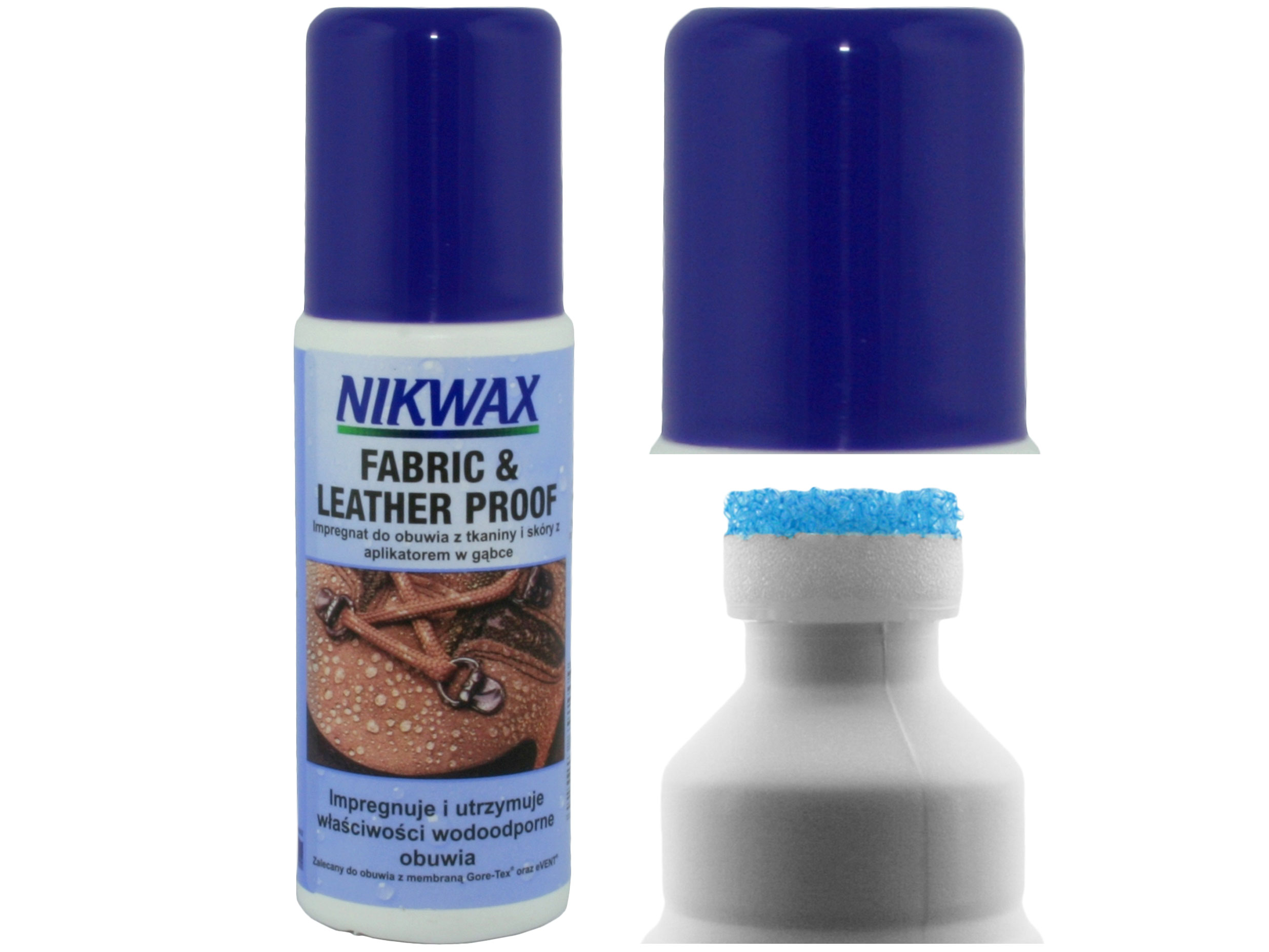 Nikwax NI-05 impregnat skóra/tkanina gąbka 125 ml - obrazek 3