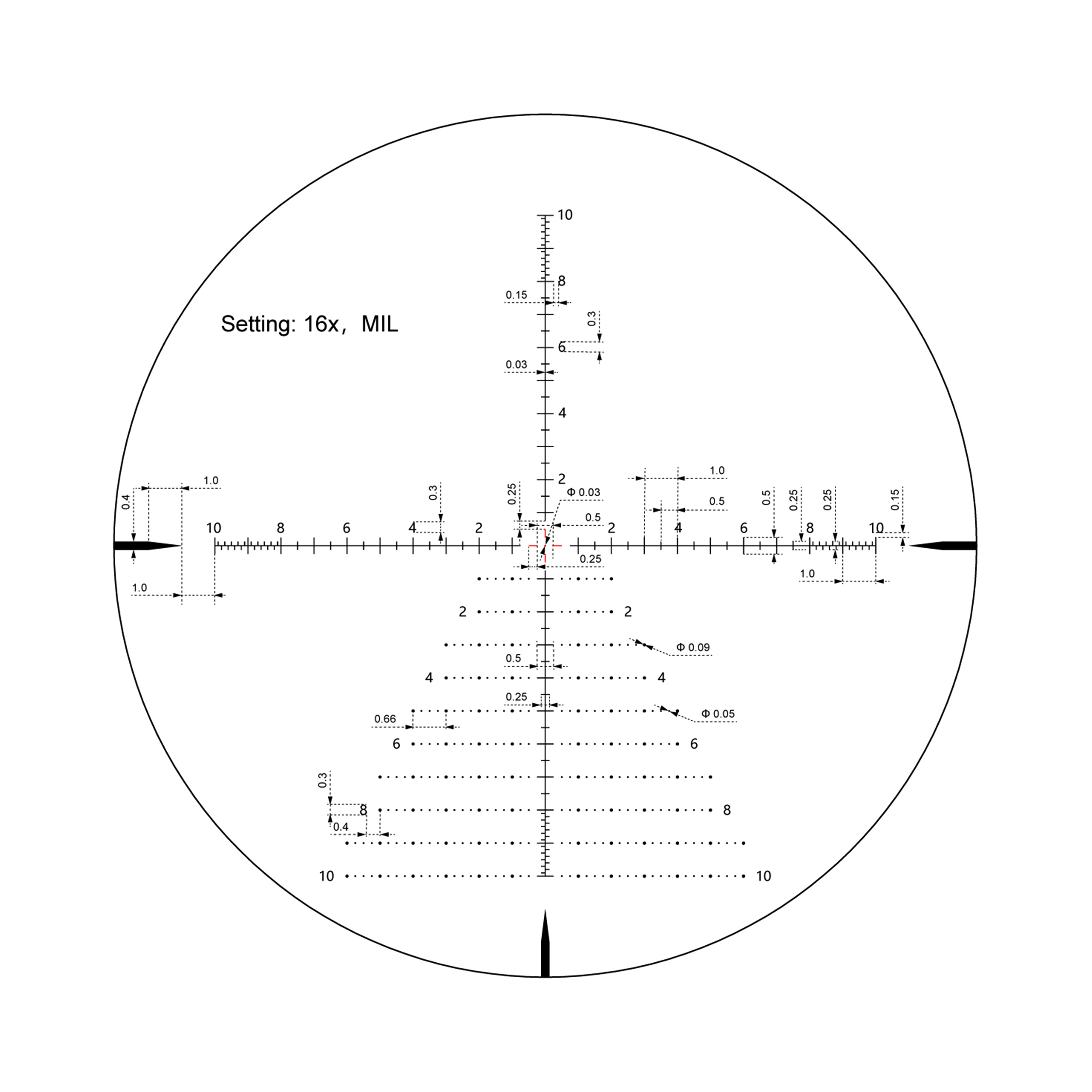Luneta celownicza Vector Optics Tauron 4-32x56 ED SFP SCOL-56 czarna - obrazek 9