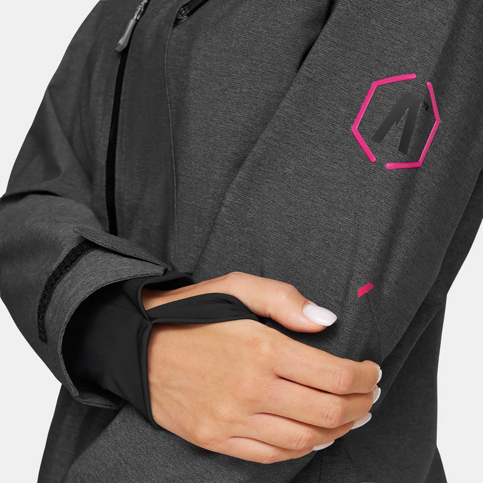 Kurtka damska Alpinus 3 warstwowa Gingera czarna M - obrazek 4