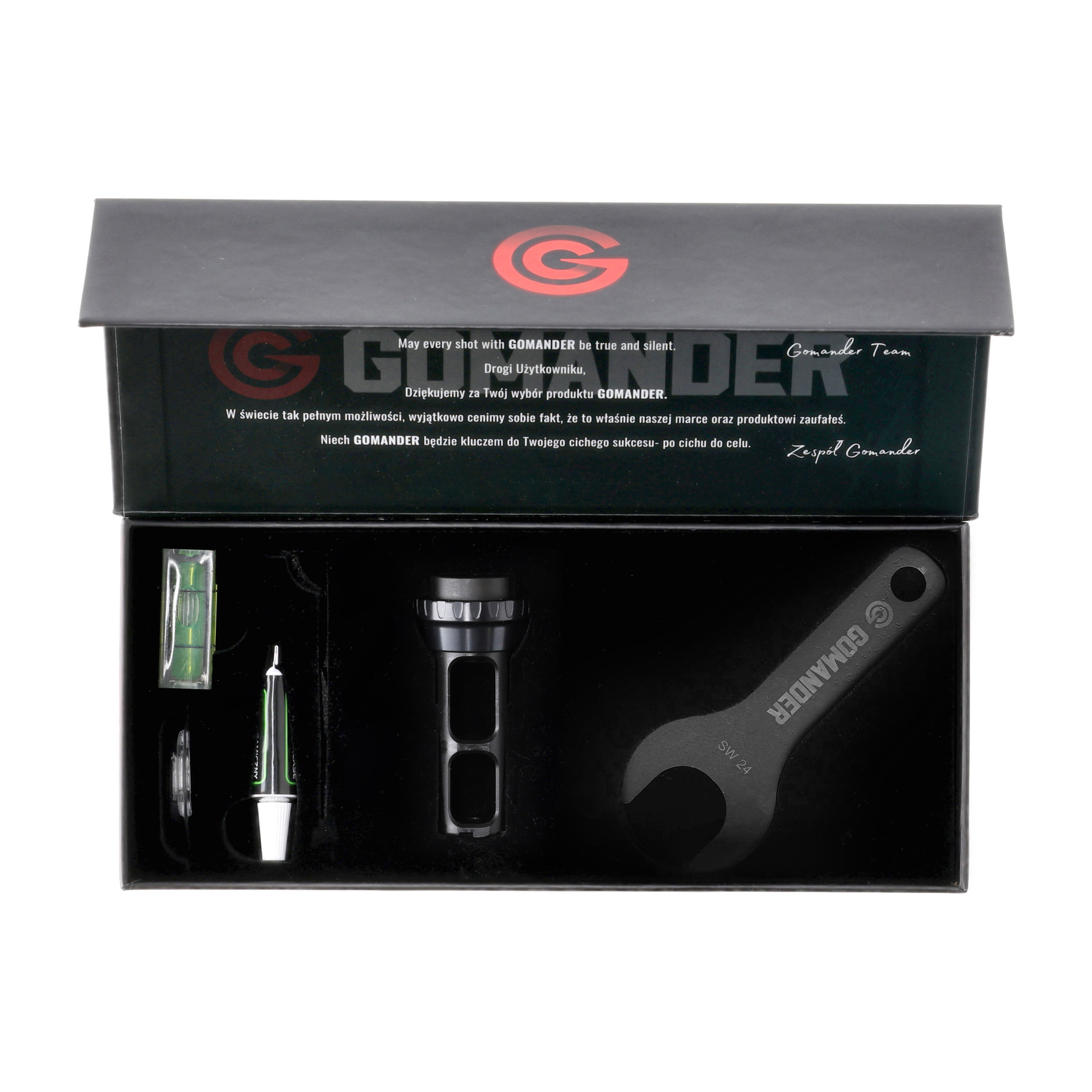 Hamulec wylotowy Gomander Raptor 7,62 M14x1 czarny - obrazek 6