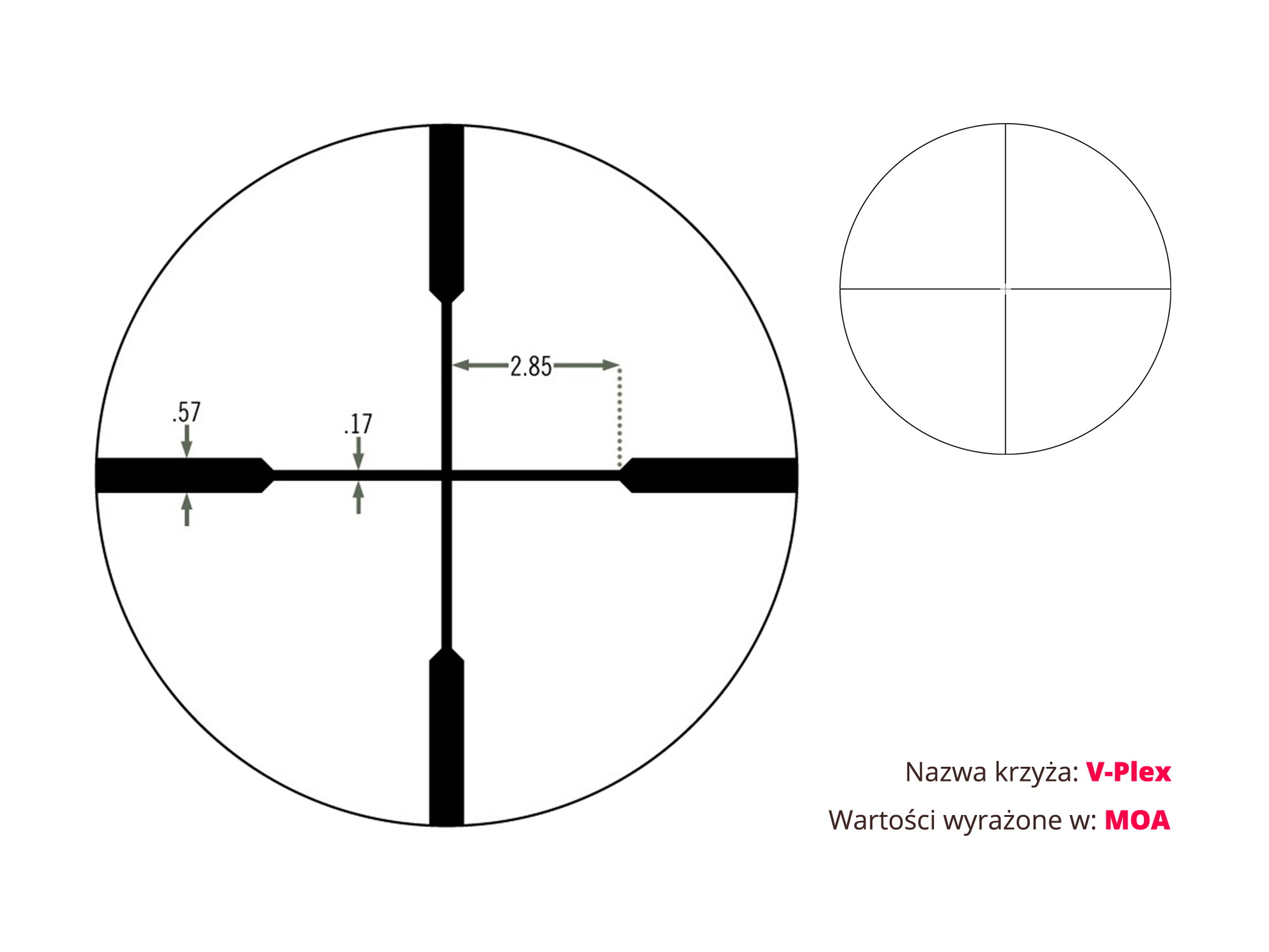 Luneta celownicza Vortex Crossfire II 2-7x32 Scout 1" V-PLEX - obrazek 8