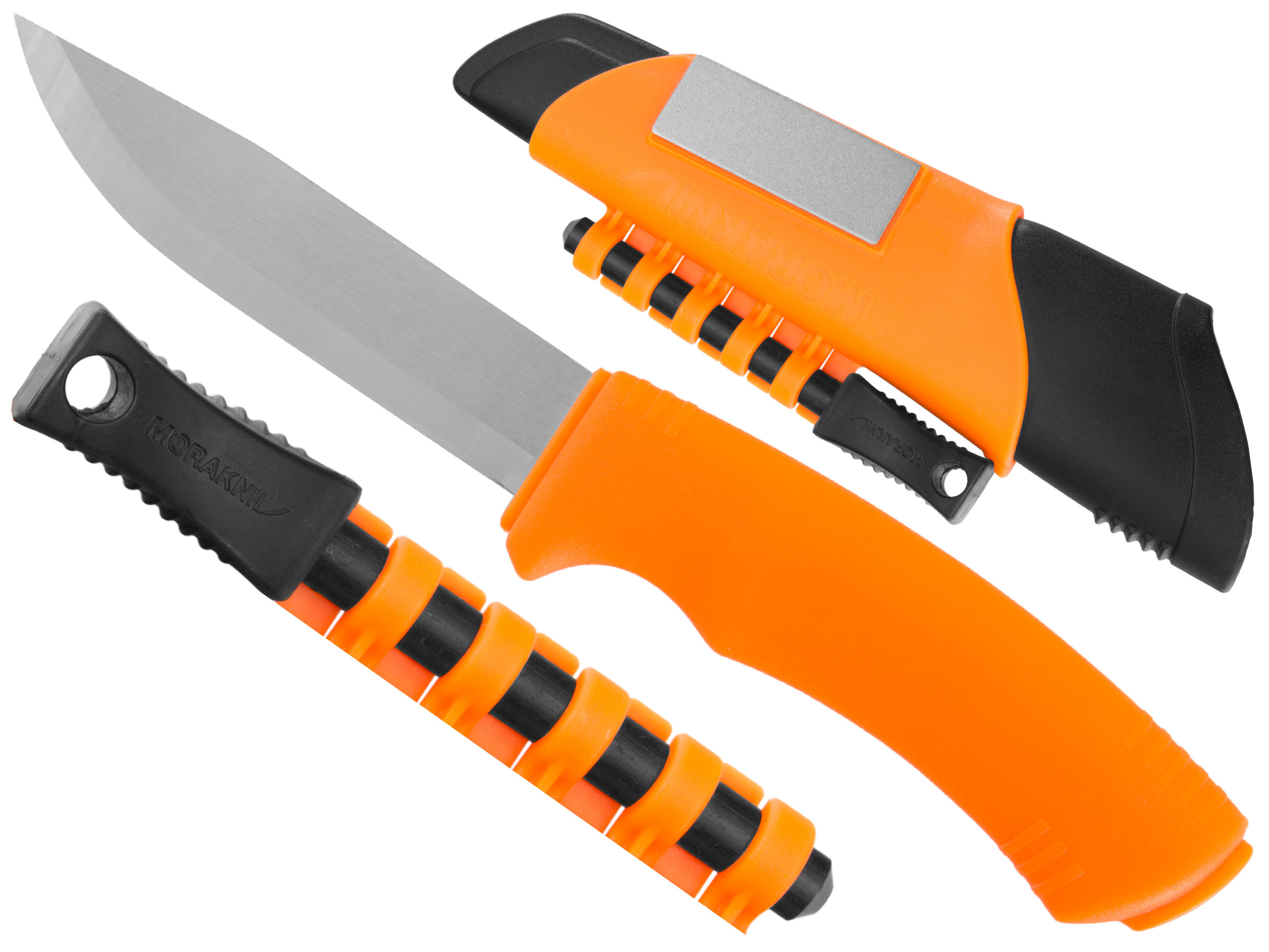 Nóż Morakniv Bushcraft Survival czarno-pomarańczowy stal nierdzewna - obrazek 8