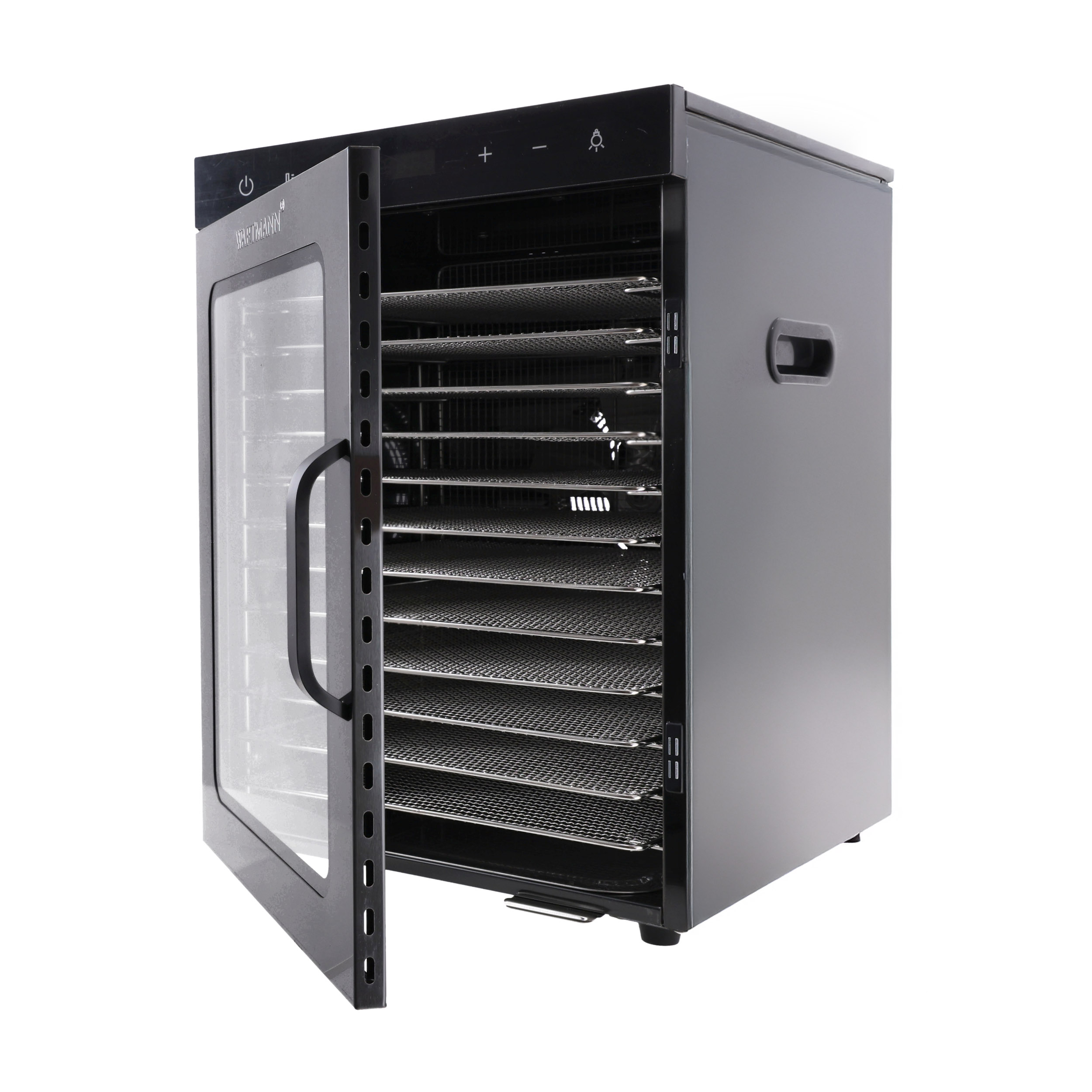 Dehydrator stalowy Wartmann WM-2512 DH z podświetleniem led wnętrza - czarny - obrazek 2