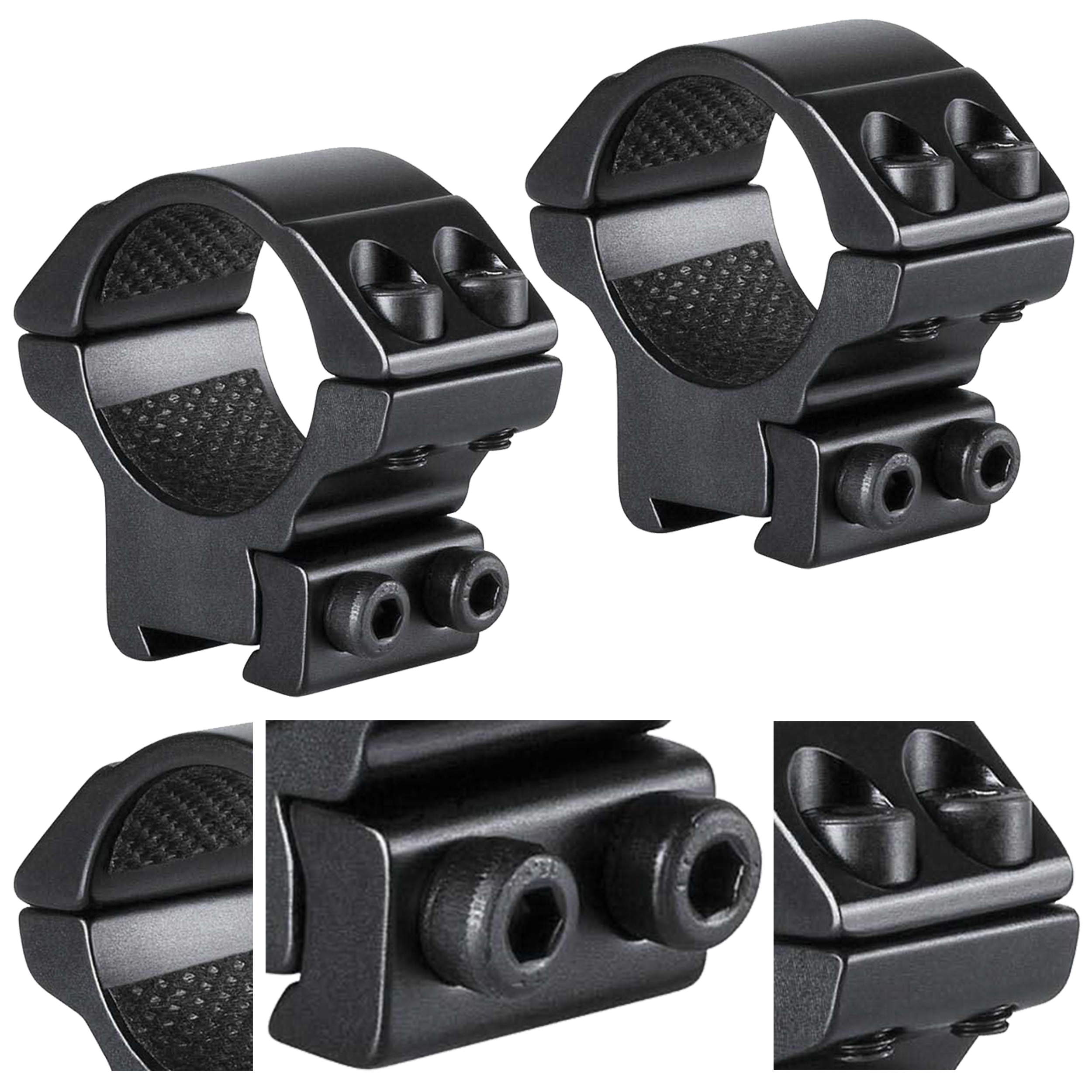 Montaż lunety Hawke Match niski 1" Dovetail na szynę 11 mm - obrazek 3