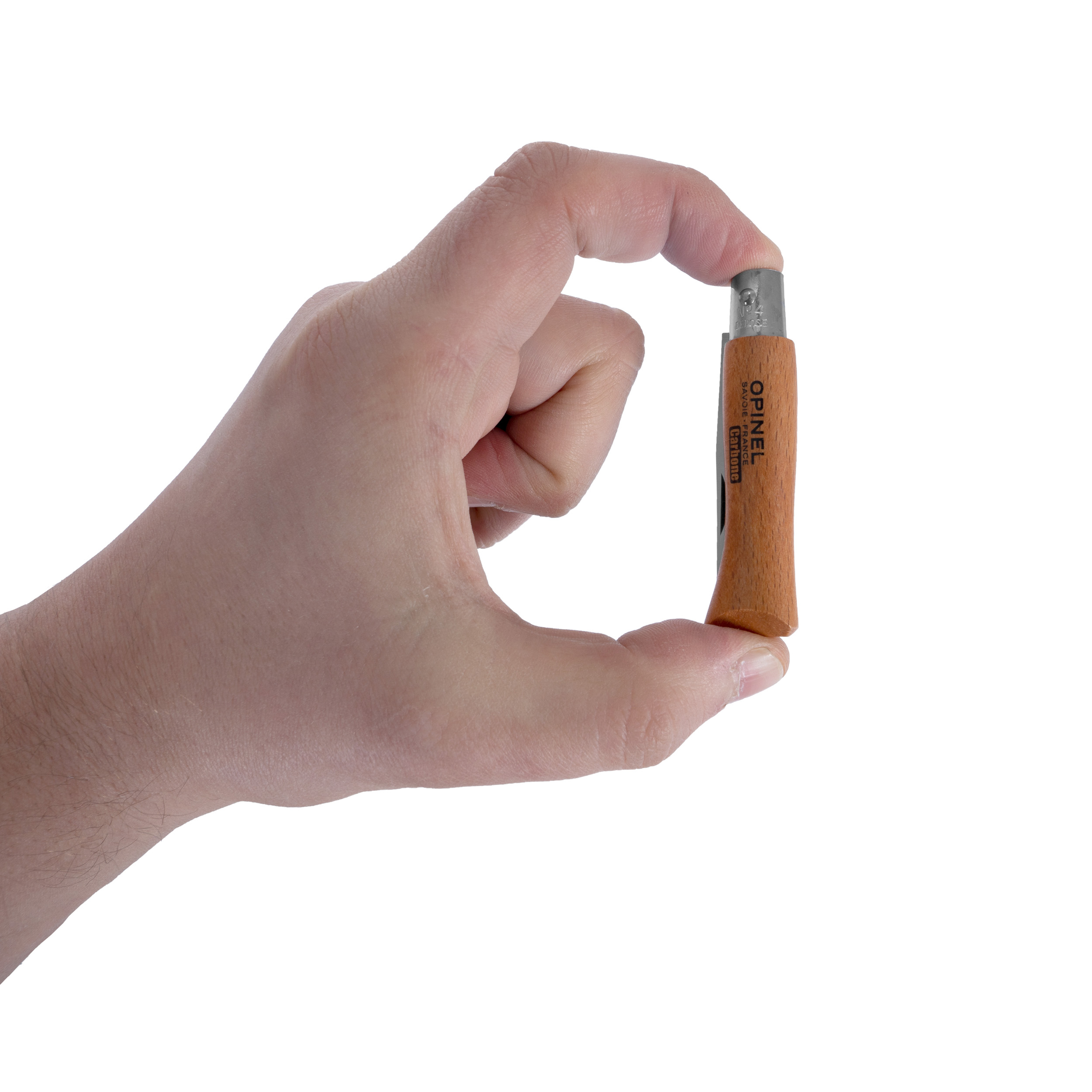 Nóż składany Opinel 4 carbon buk - obrazek 6