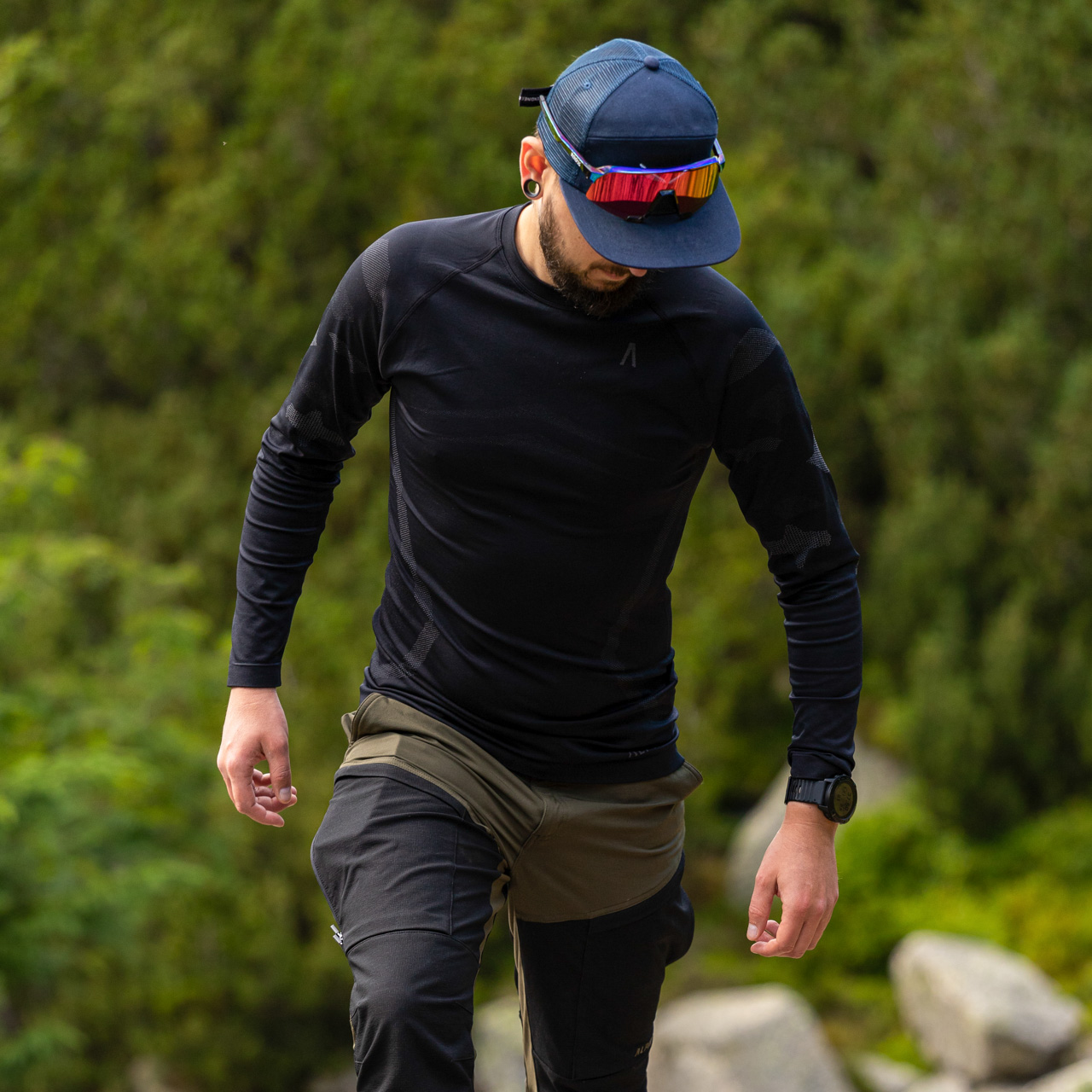 Bielizna męska Alpinus termoaktywna Idre Set czarna XL - obrazek 6