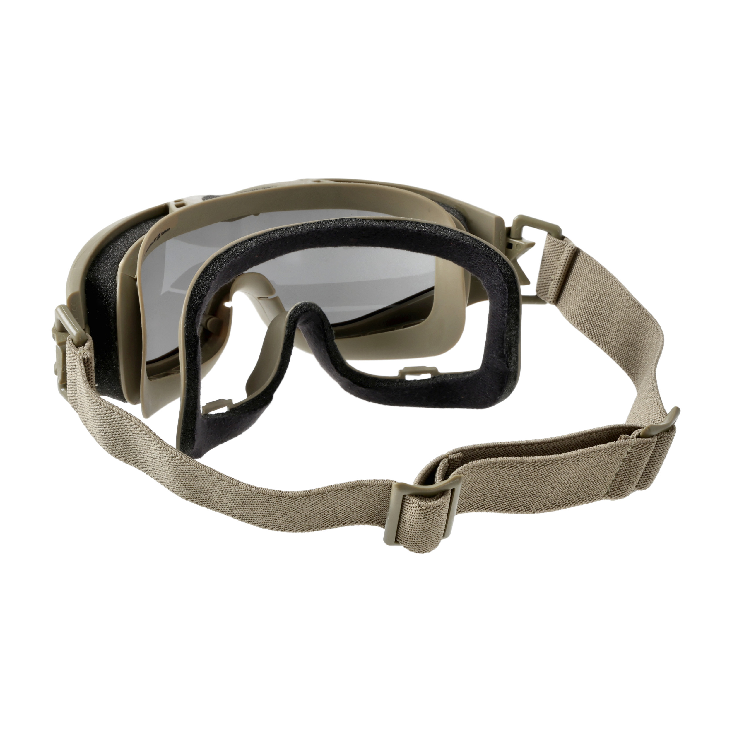 Gogle taktyczne Wiley X Spear SP293T smoke / clear / light rust, jasnobrązowe oprawki - obrazek 5