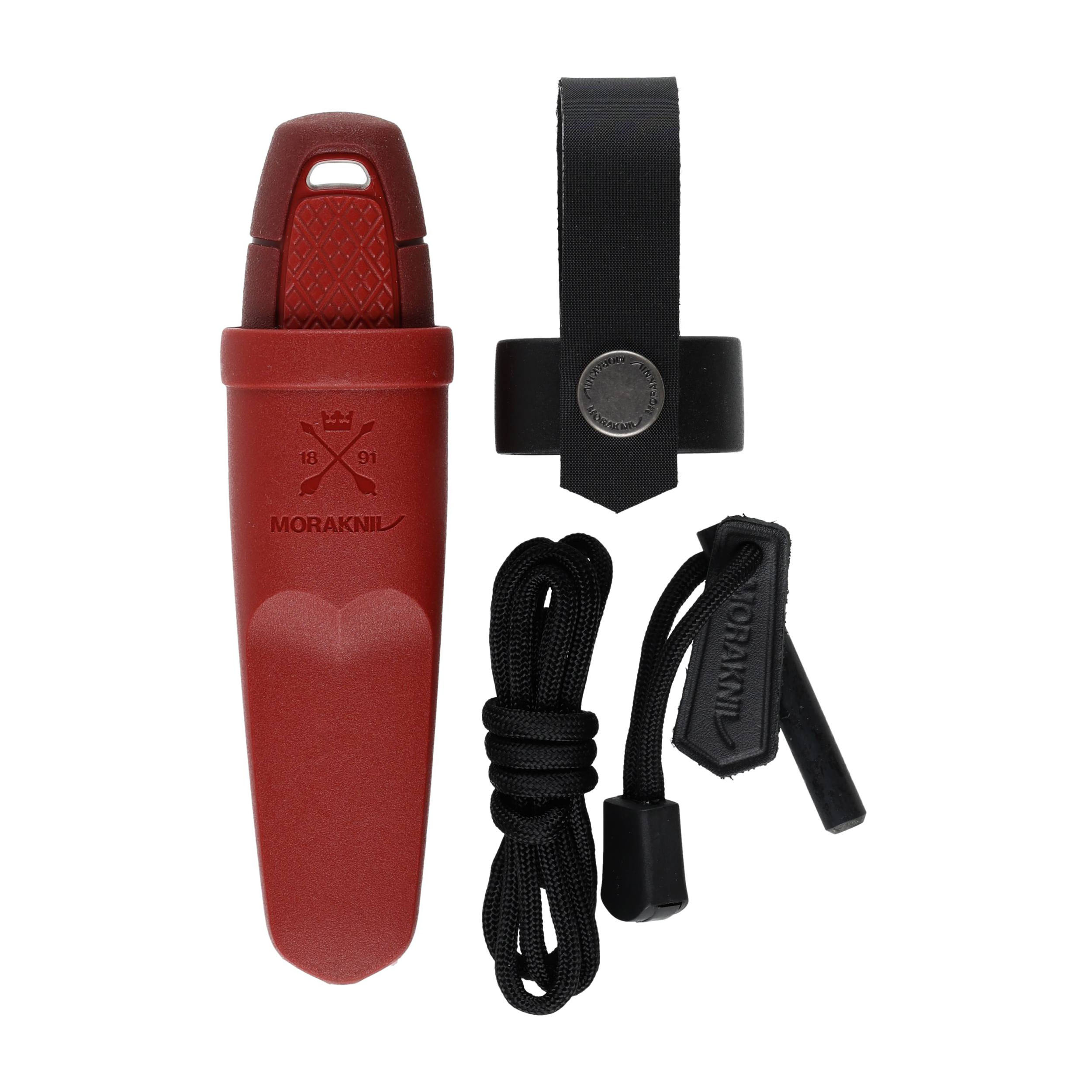 Nóż Morakniv Eldris czerwony z zestawem Neck Knife stal nierdzewna - obrazek 6