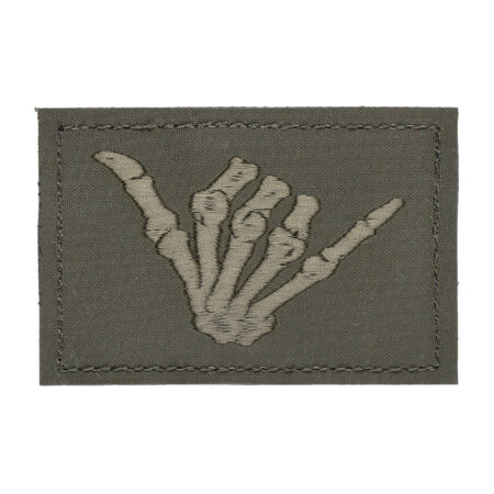 Naszywka GTG Skeleton Shaka Ranger Green