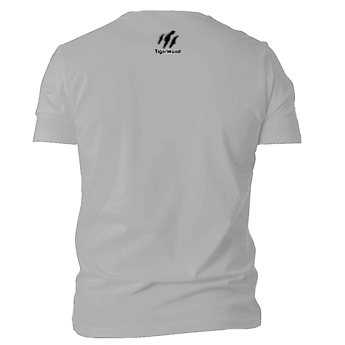 Koszulka męska TigerWood Military Punisher szara S - obrazek 2