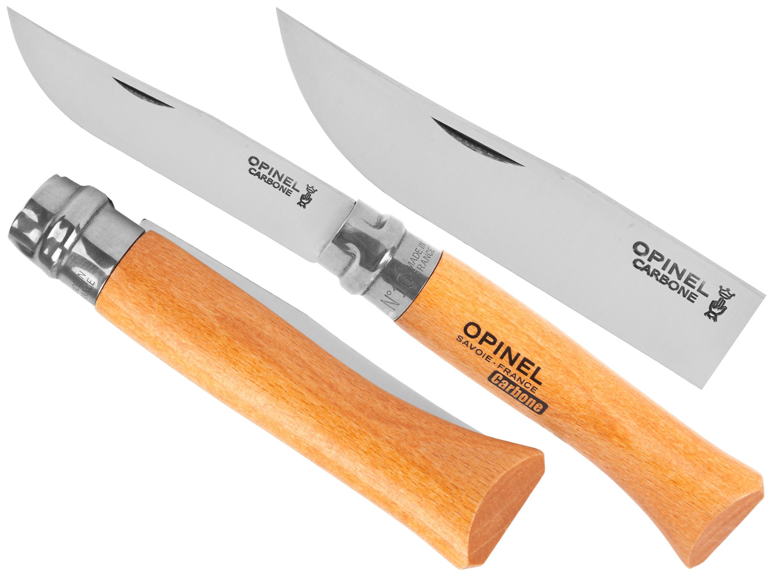 Nóż składany Opinel 10 carbon buk - obrazek 6