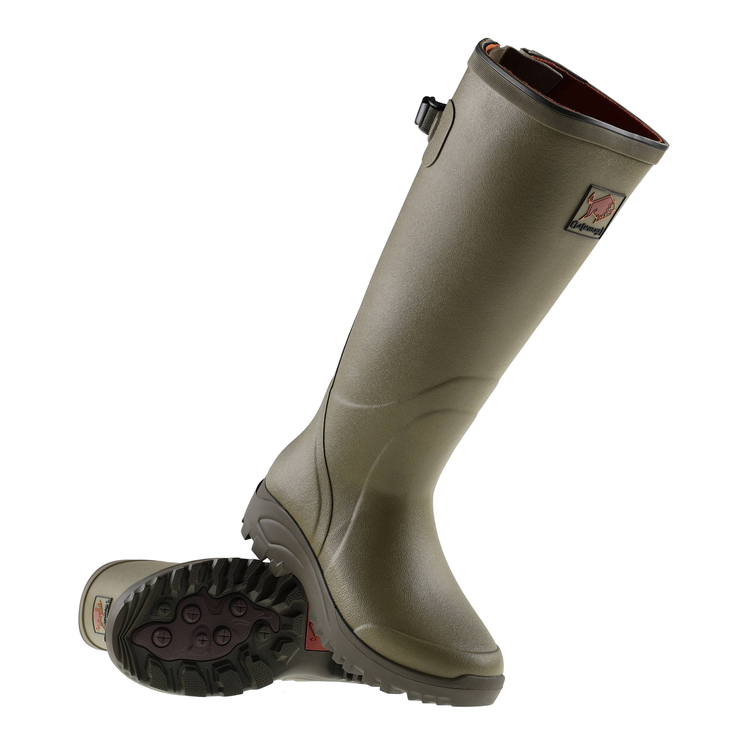 Kalosze damskie Gateway1 Field Master 17" 3mm Cedar Oliwkowe, 40 - obrazek 5