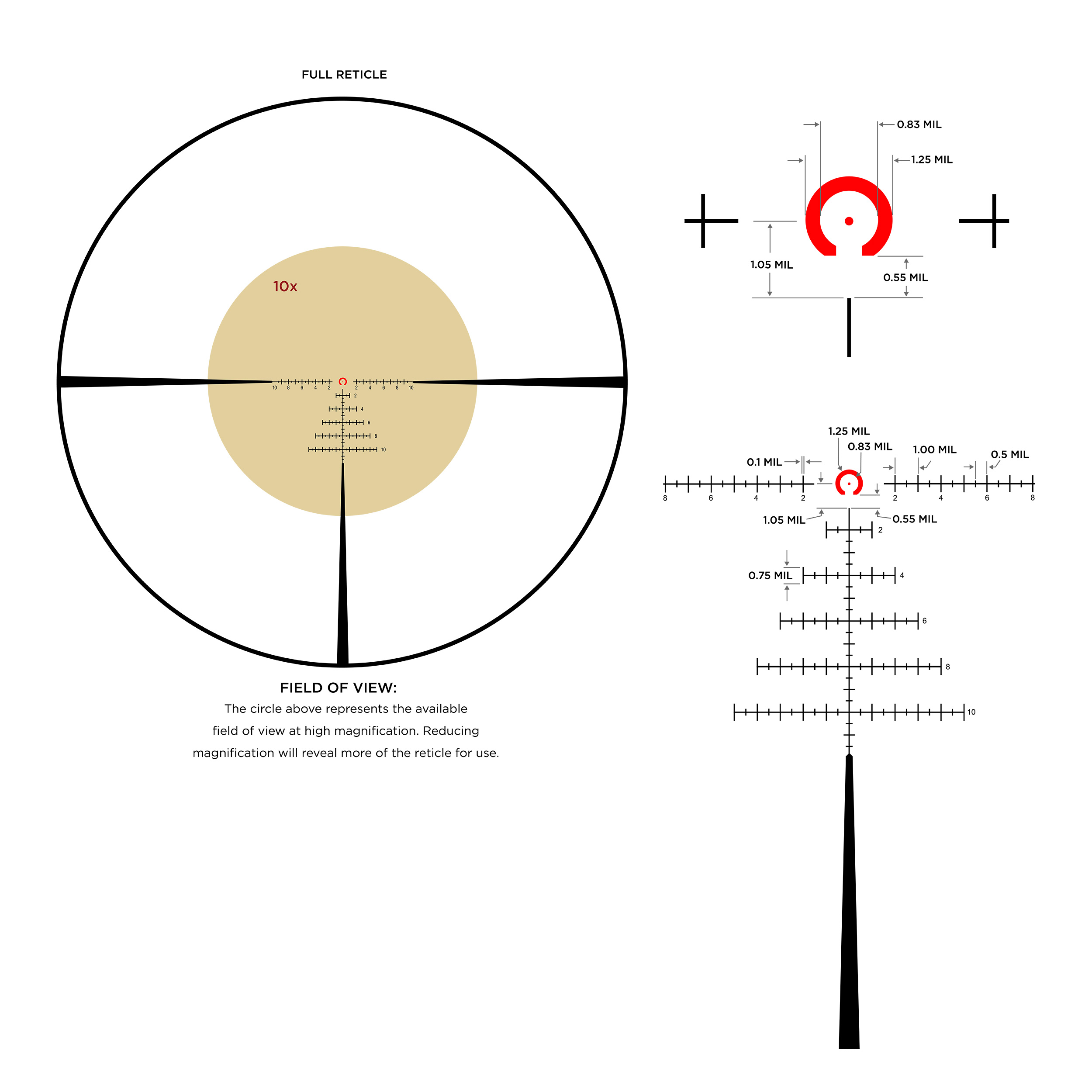 Luneta celownicza Leupold Mark 5HD 2-10x30 35mm M5C3 FFP Illum. CMR-Mil - obrazek 10