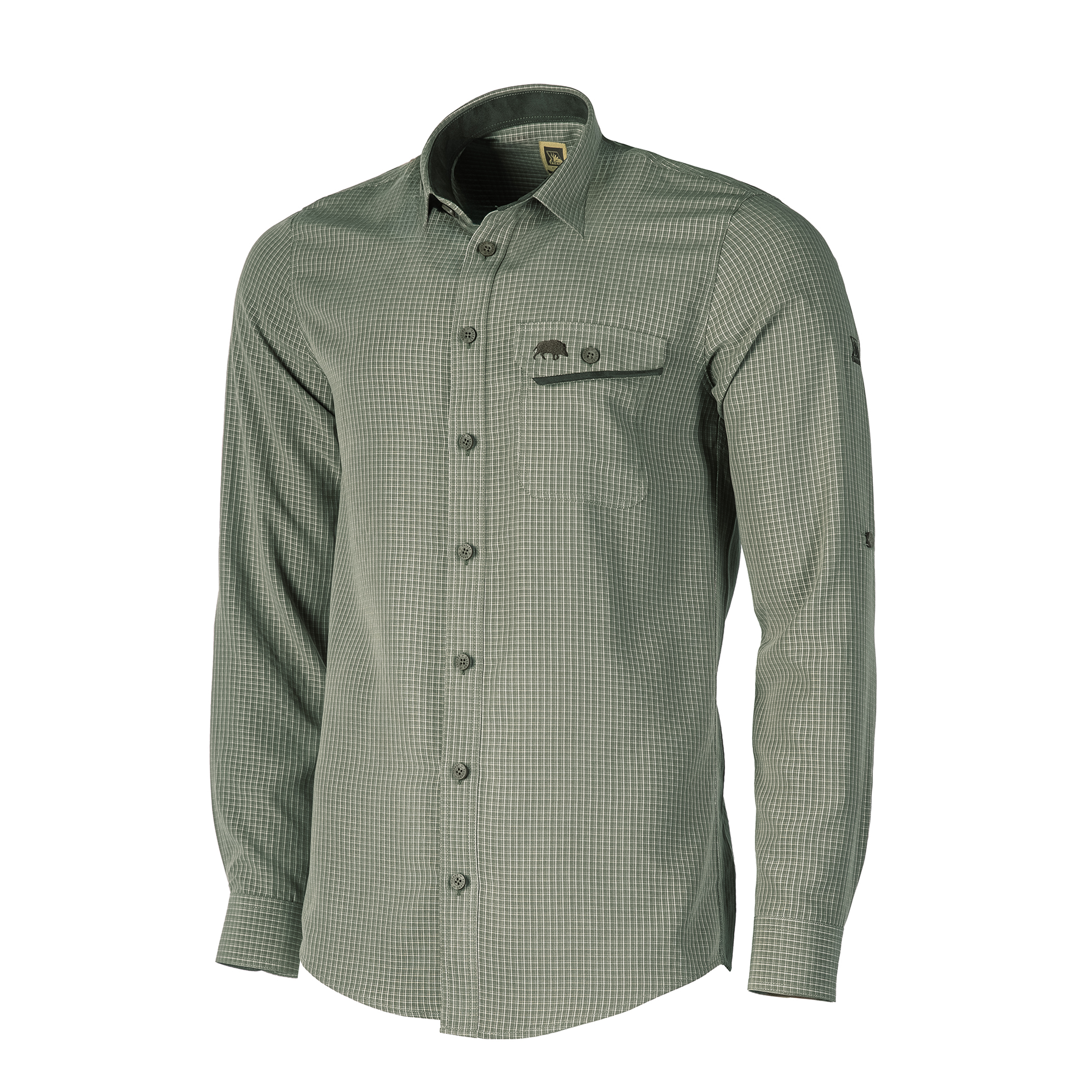 Koszula męska Tagart Boar slim zielona L - obrazek 2