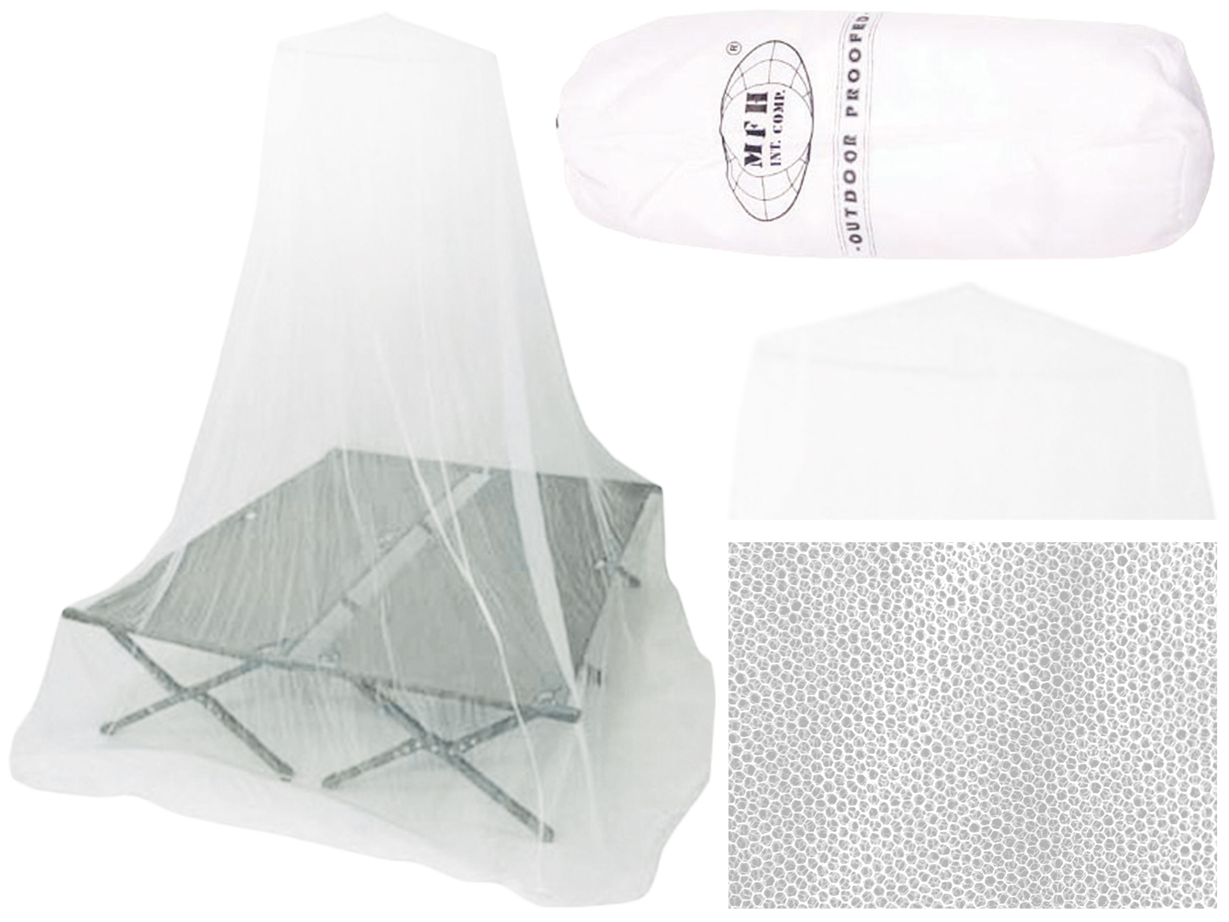 Moskitiera MFH - duża biała (0,63x2,5x12,5 m) - obrazek 4